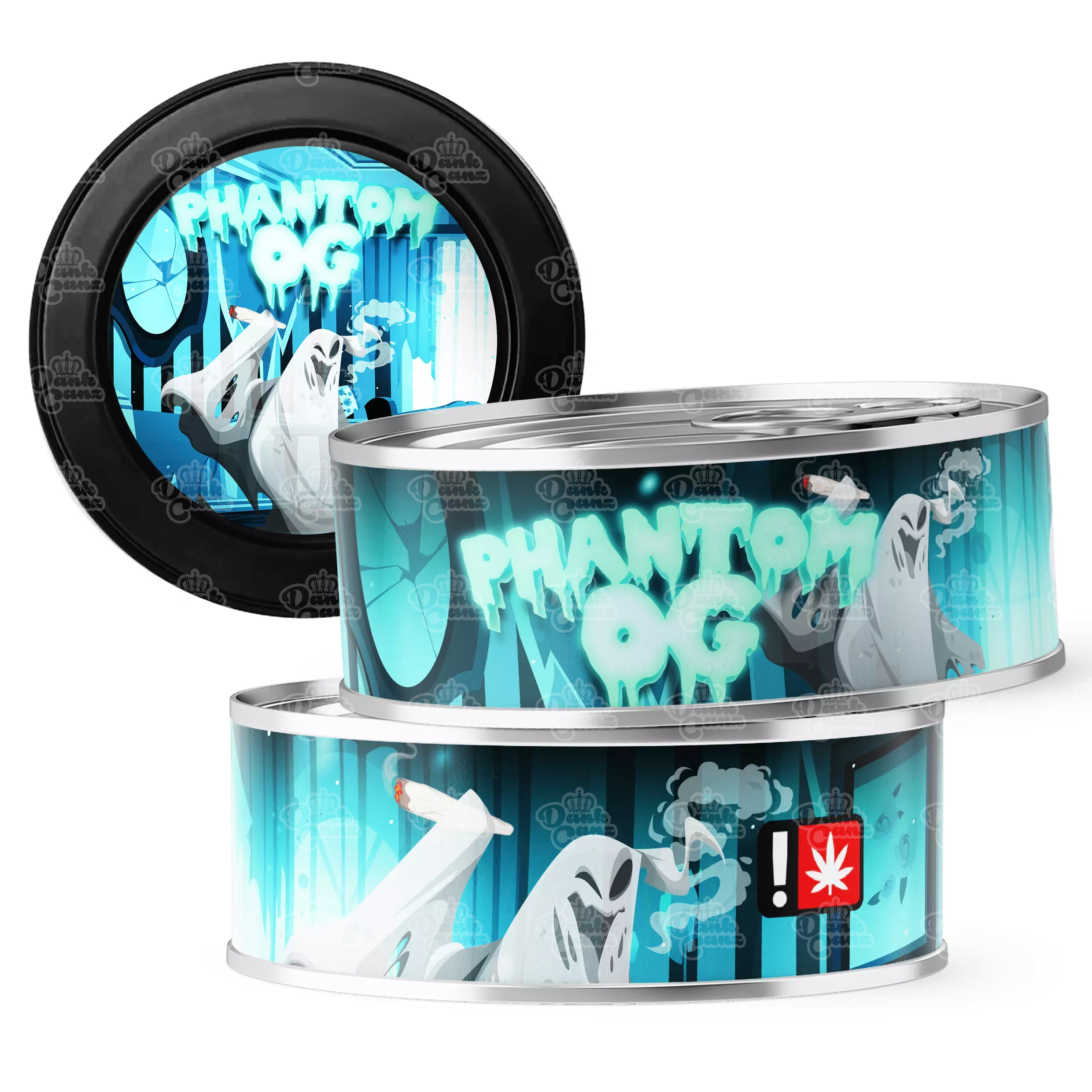 Phantom OG 3.5g Self Seal Tins - DC Packaging Custom Cannabis Packaging