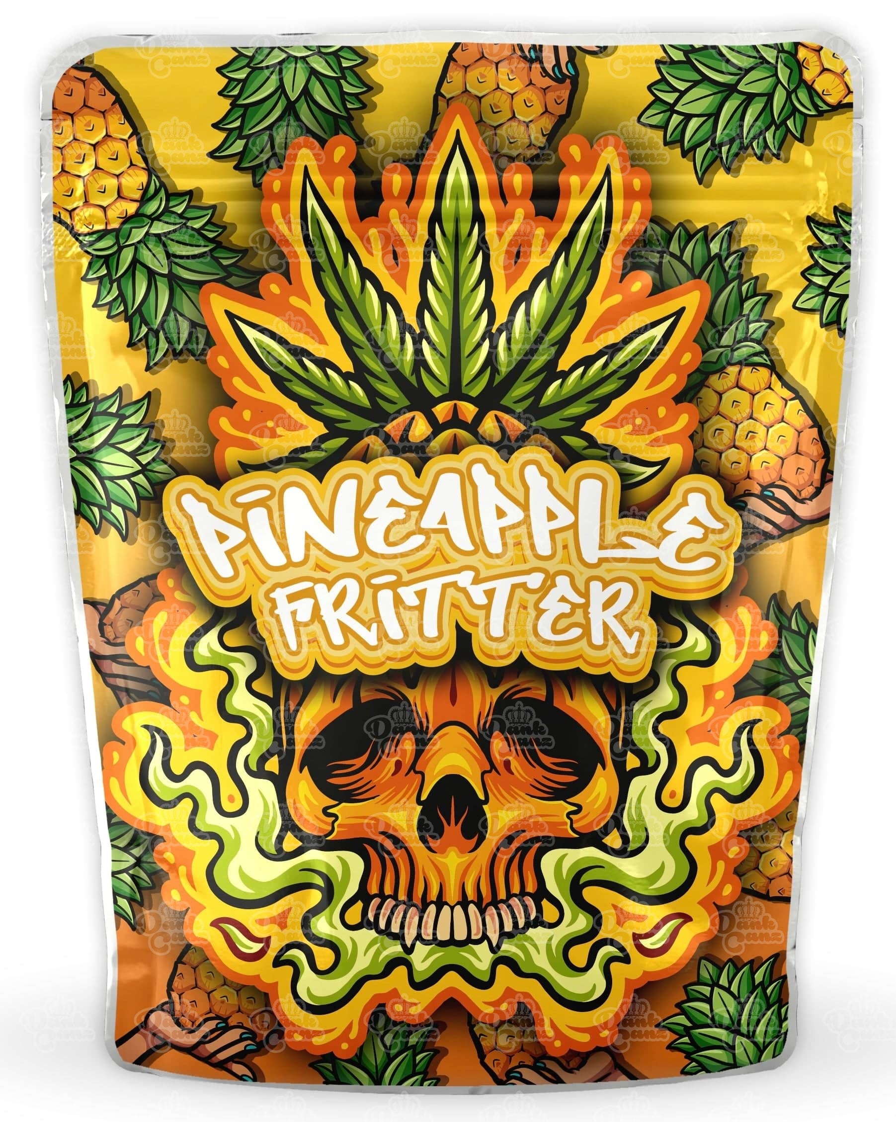 Pineapple Fritter Mylar Bags - DC Packaging Custom Cannabis Packaging