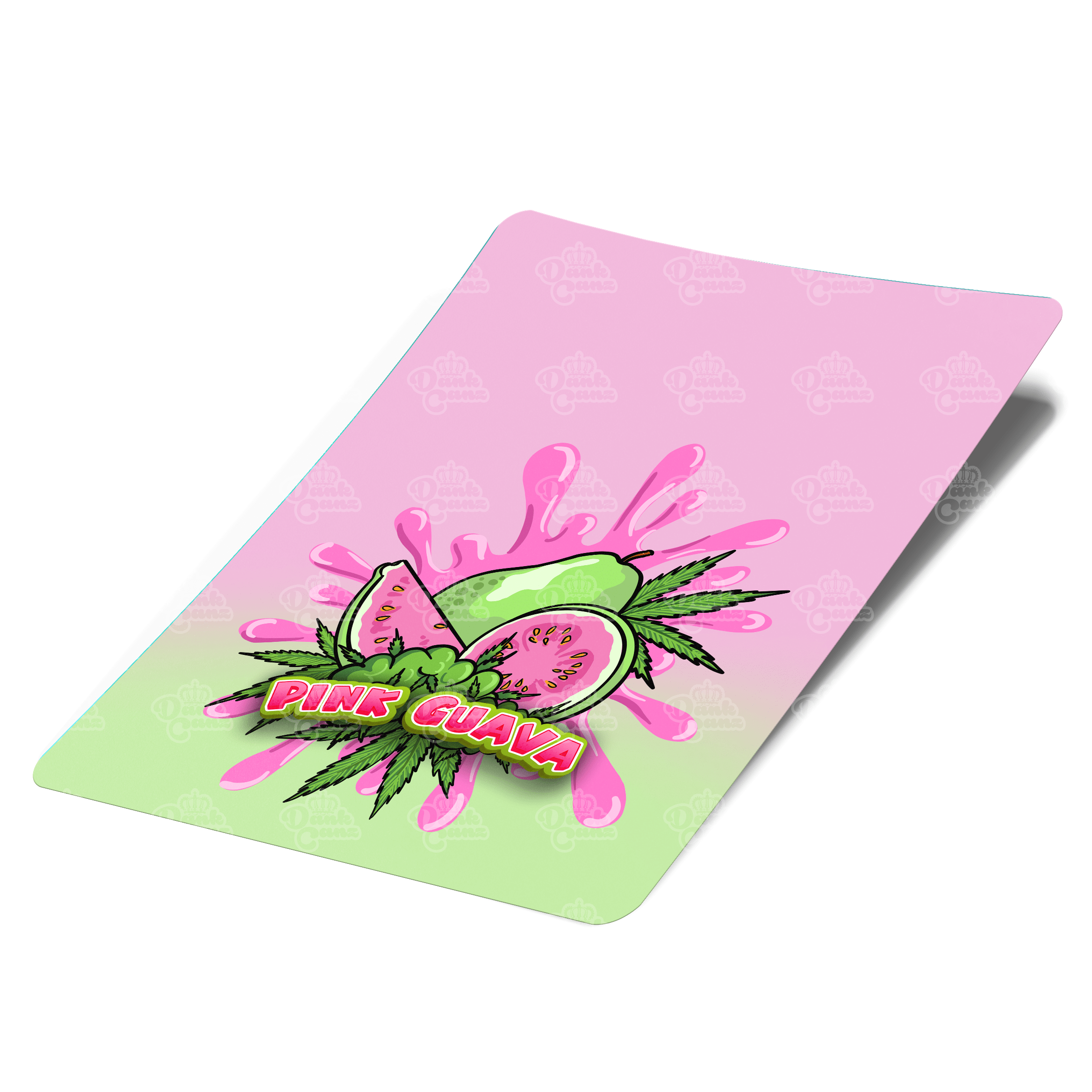 Pink Guava Mylar Bag Labels - Labels only - DC Packaging Custom Cannabis Packaging