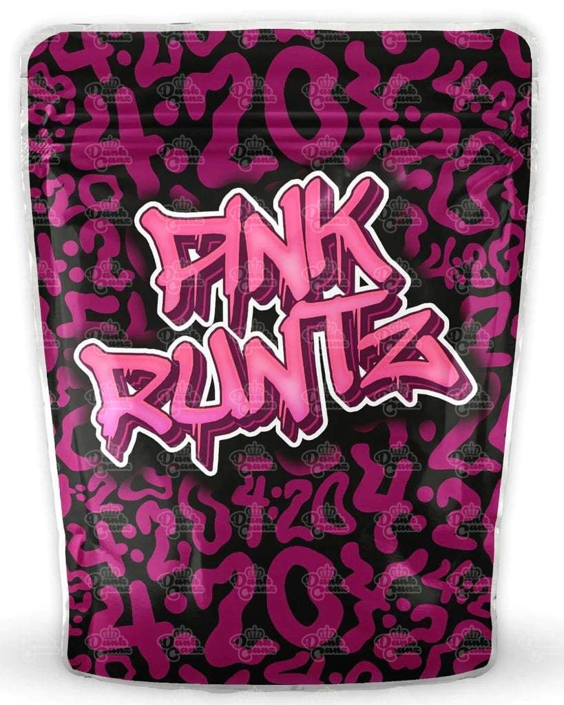 Pink Runtz Mylar Bags - DC Packaging Custom Cannabis Packaging
