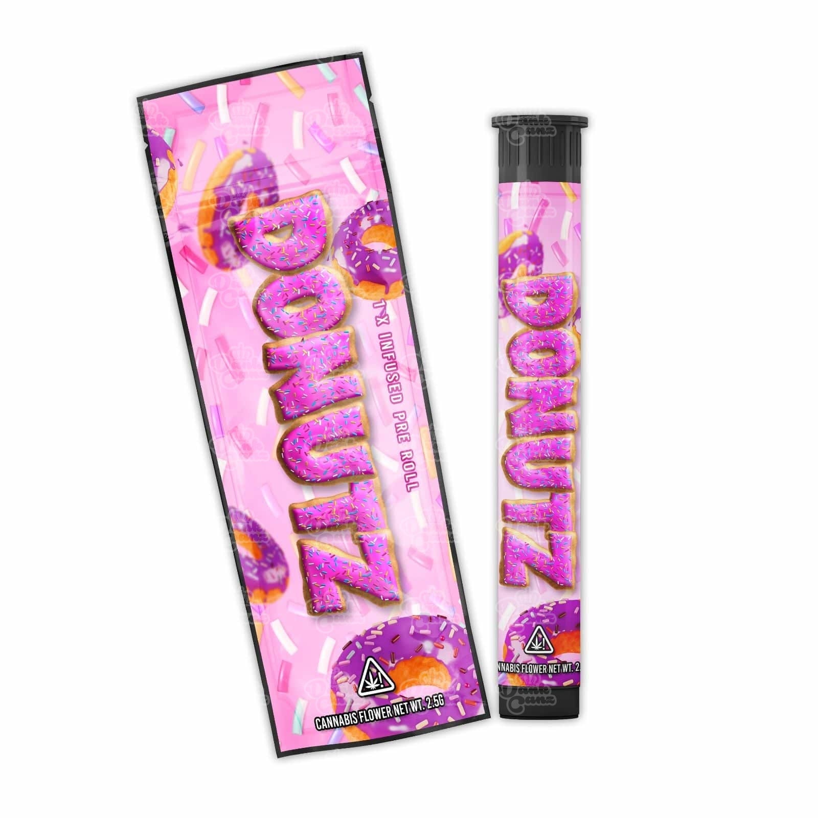 Pre Roll Tubes + Custom Mylar Bags (Labelled) - DC Packaging Custom Cannabis Packaging