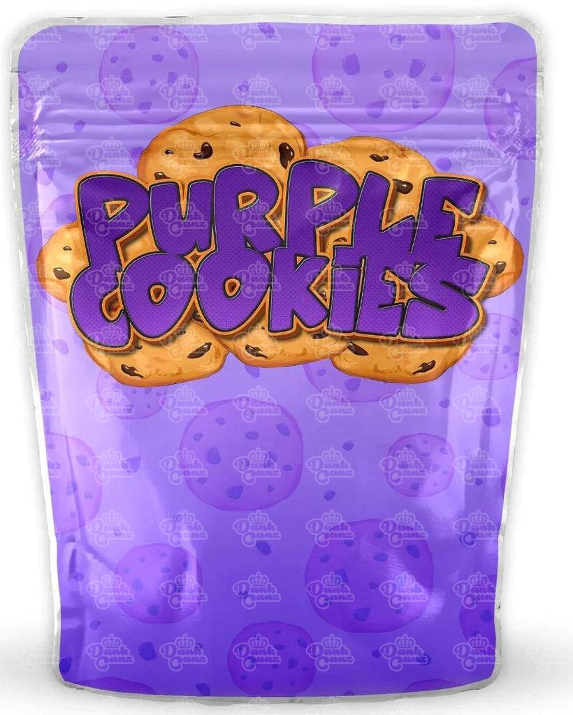 Purple Cookies Mylar Bags - DC Packaging Custom Cannabis Packaging