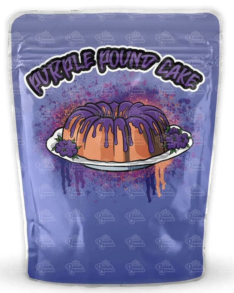 Purple Pound Cake Mylar Bags - DC Packaging Custom Cannabis Packaging