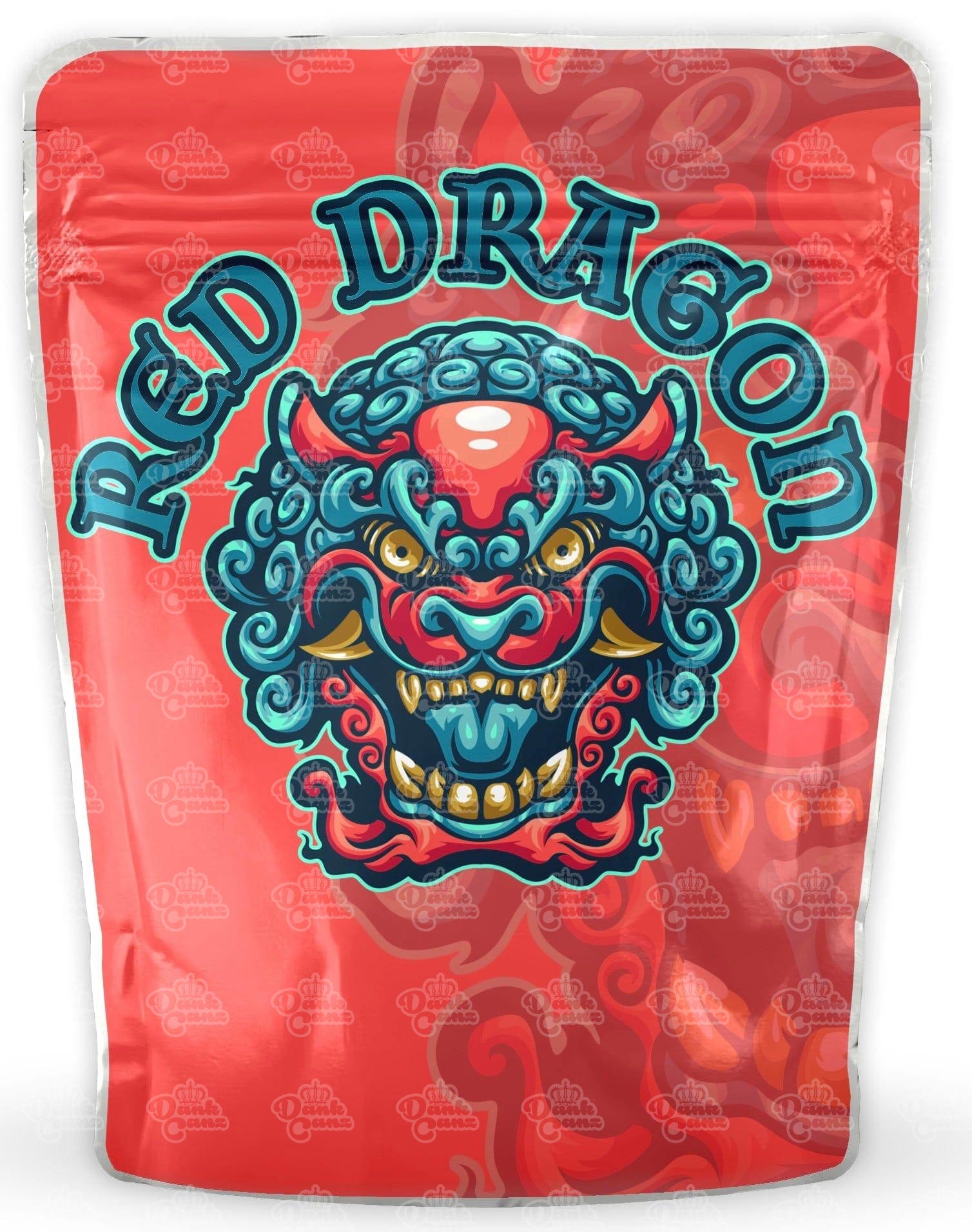Red Dragon Mylar Bags - DC Packaging Custom Cannabis Packaging
