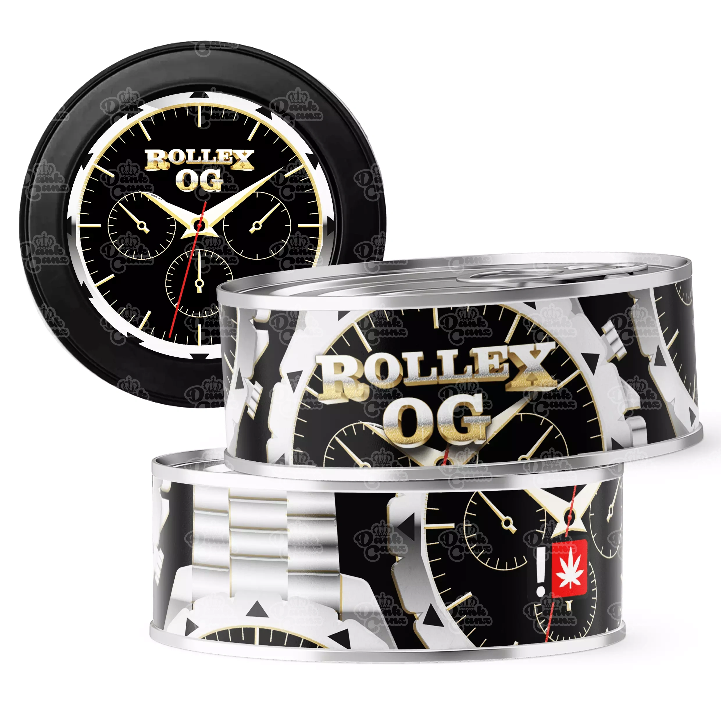 Rollex 3.5g Self Seal Tins - DC Packaging Custom Cannabis Packaging