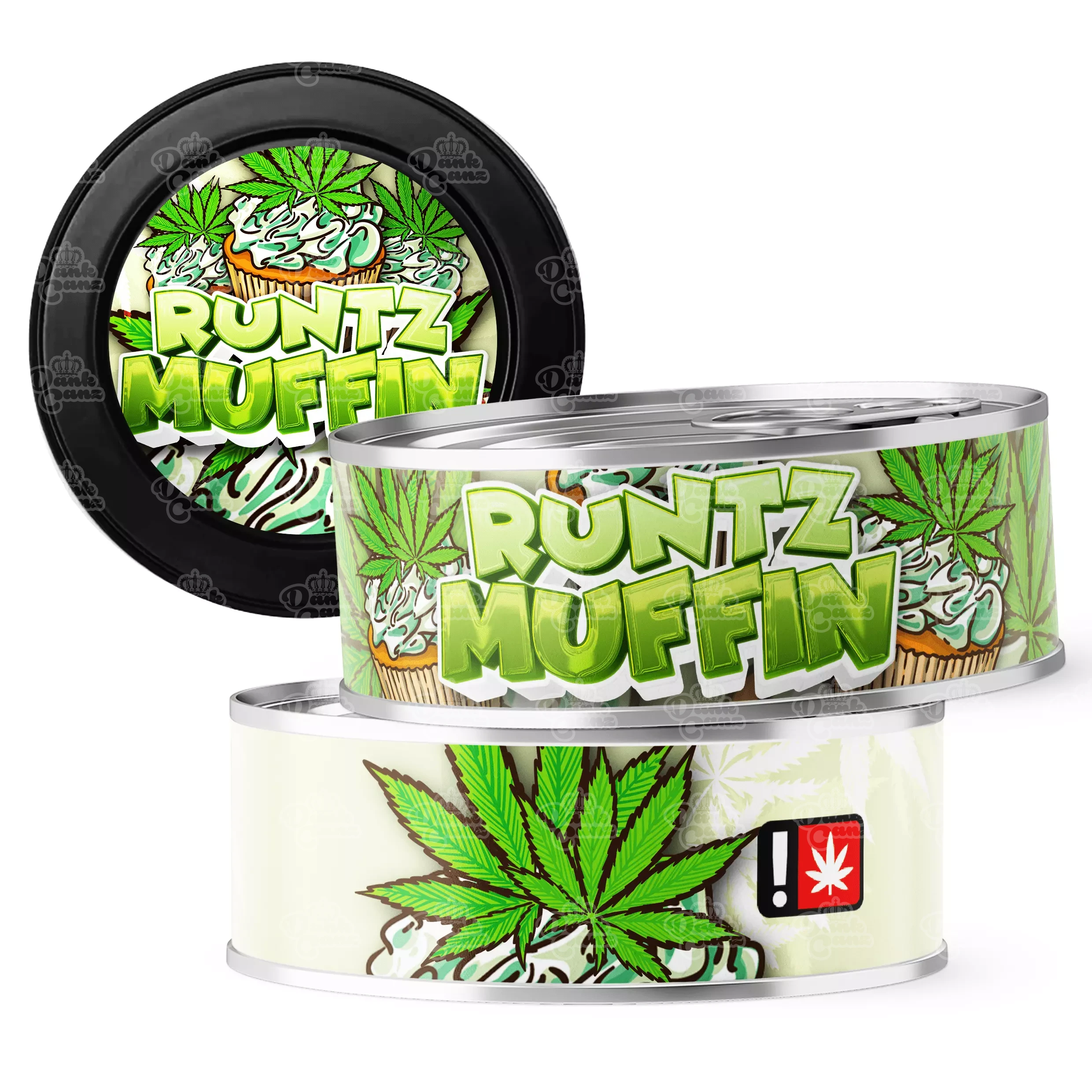 Runtz Muffin 3.5g Self Seal Tins - DC Packaging Custom Cannabis Packaging