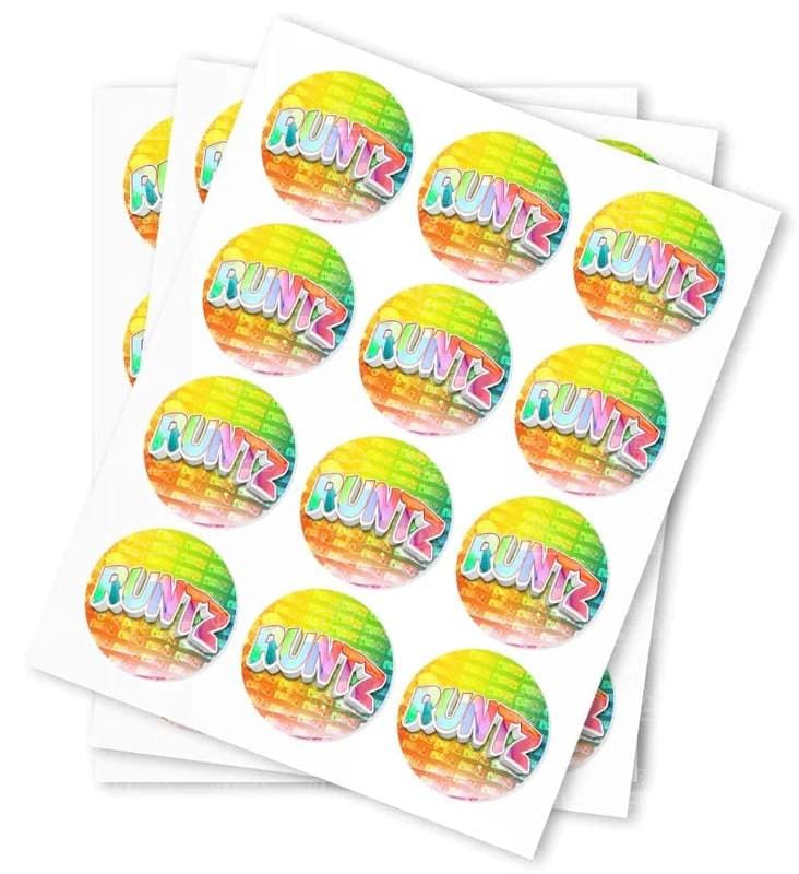 Runtz Strain Stickers - DC Packaging Custom Cannabis Packaging