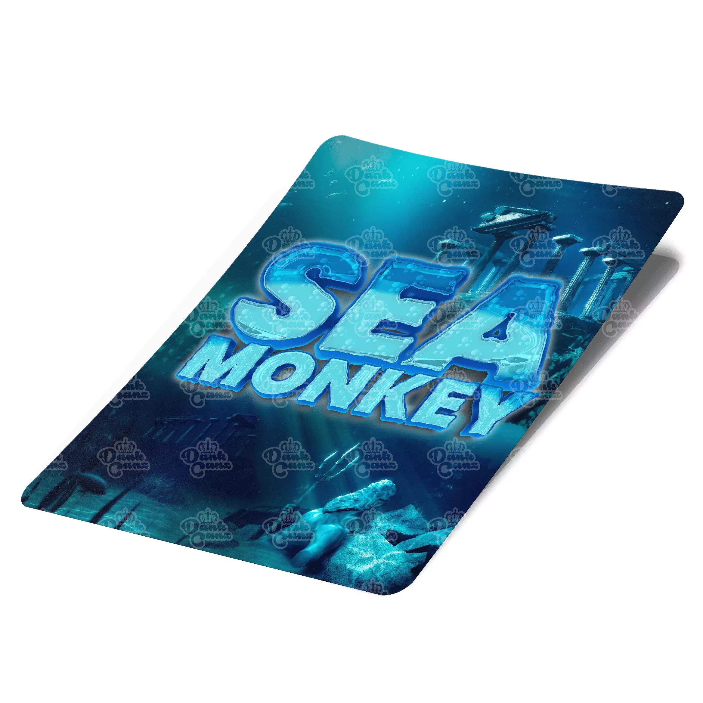 Sea Monkey Mylar Bag Labels - Labels only - DC Packaging Custom Cannabis Packaging