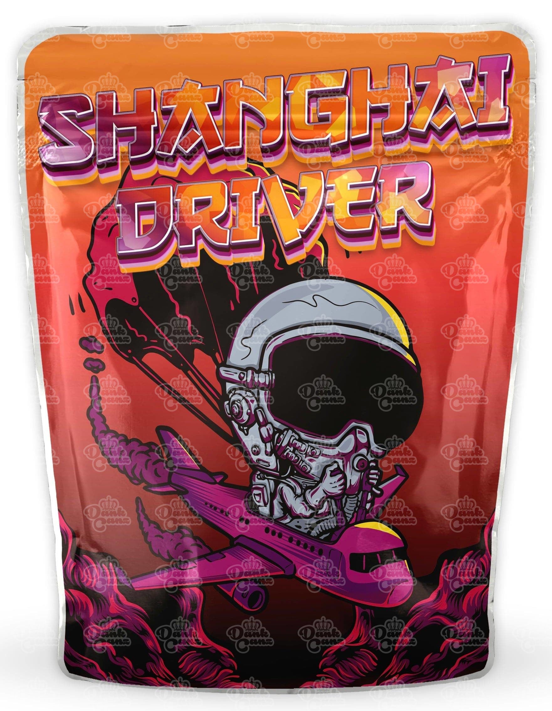 Shanghai Driver Mylar Bags - DC Packaging Custom Cannabis Packaging