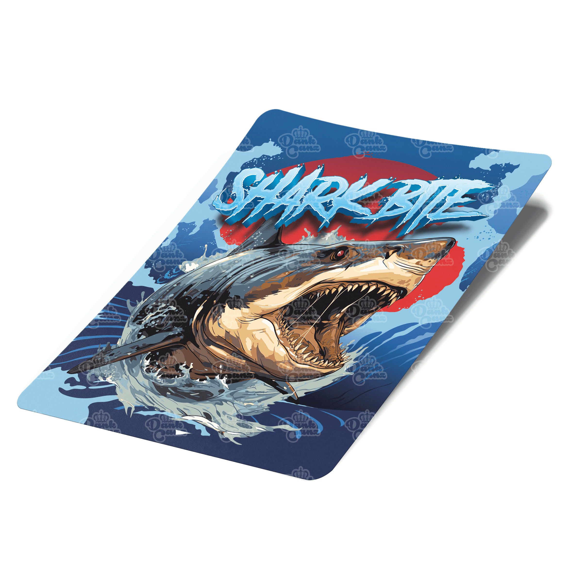 Shark Bite Mylar Bag Labels - Labels only - DC Packaging Custom Cannabis Packaging