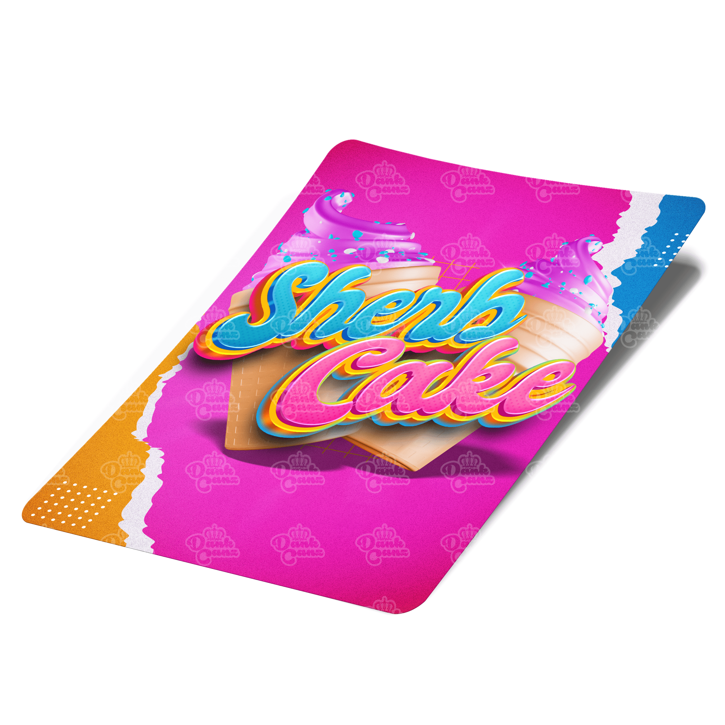 Sherb Cake Mylar Bag Labels - Labels only - DC Packaging Custom Cannabis Packaging