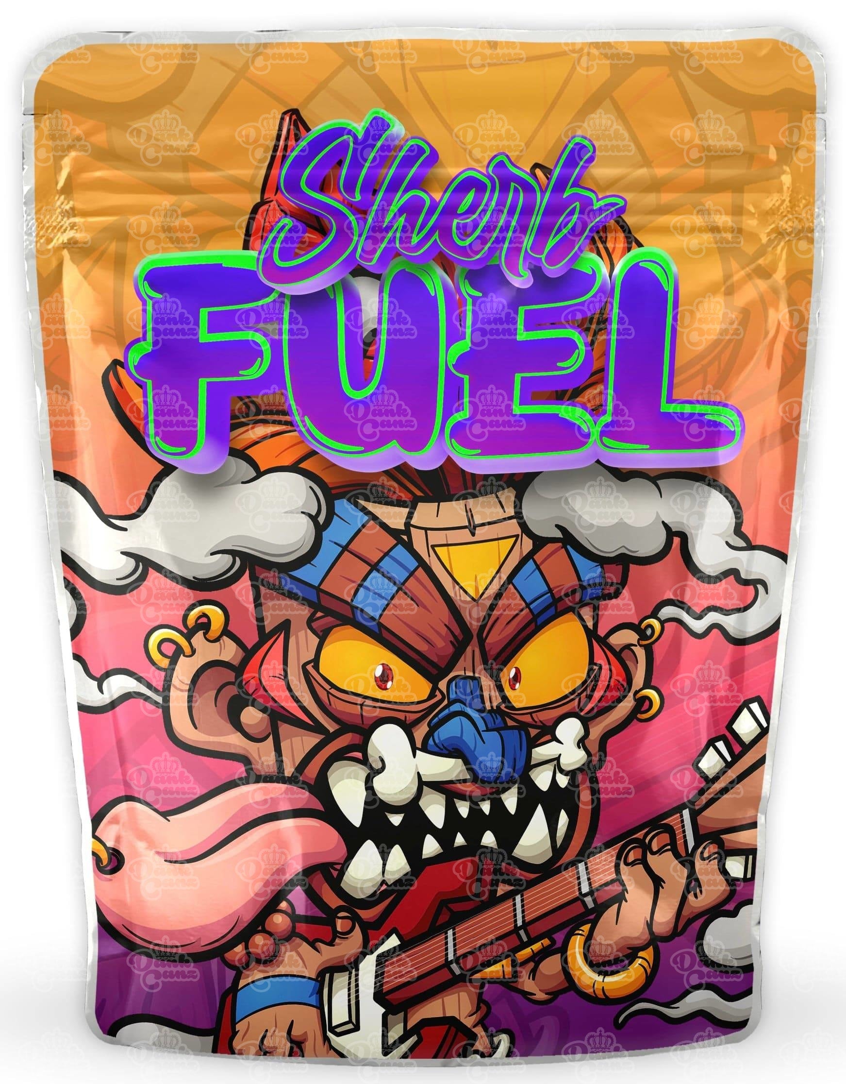 Sherb Fuel Mylar Bags - DC Packaging Custom Cannabis Packaging