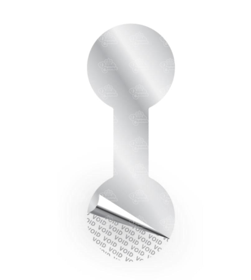 Silver Void Tamper Proof Stickers - VOID - DC Packaging Custom Cannabis Packaging