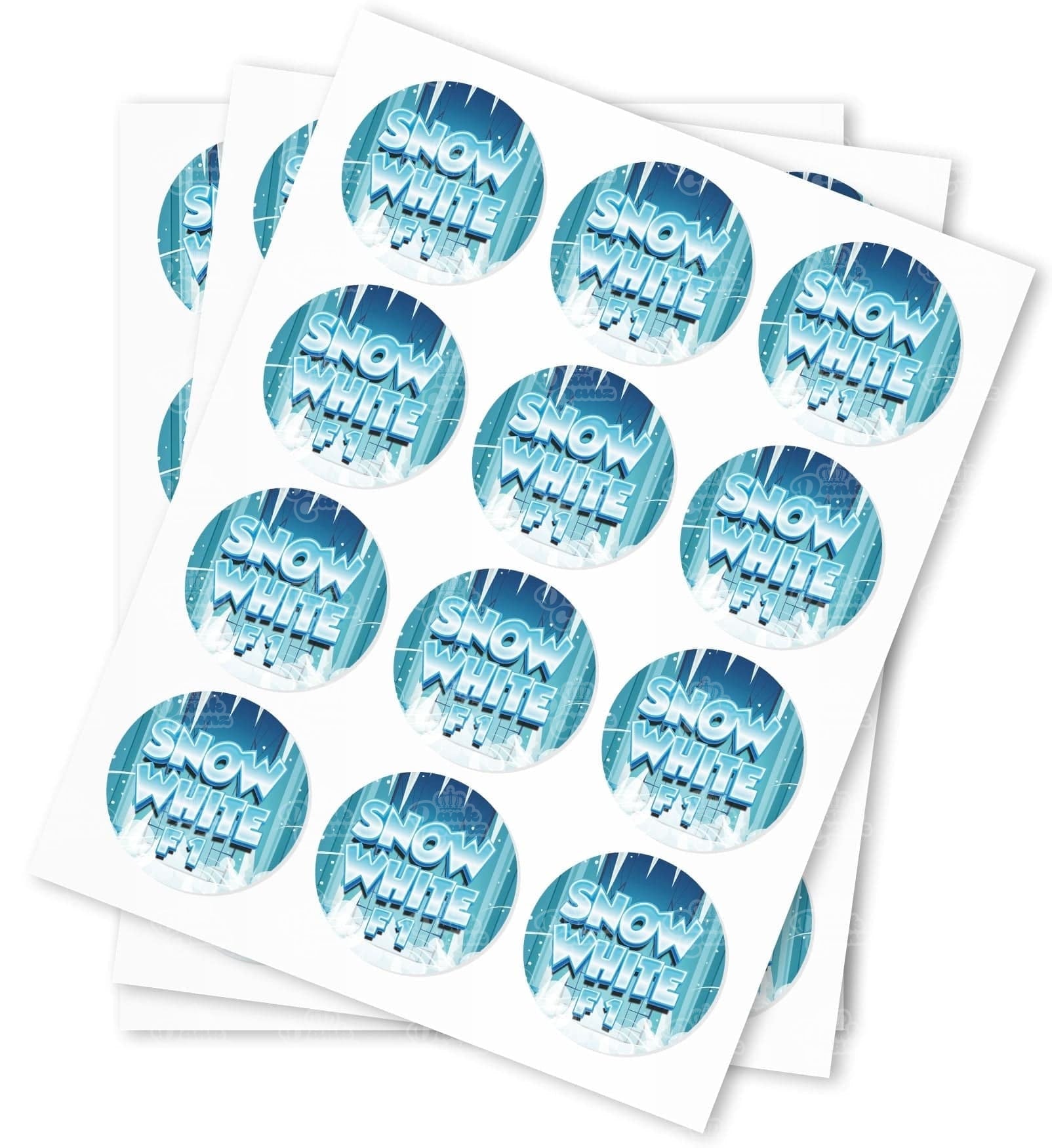 Snow White F1 Strain Stickers - DC Packaging Custom Cannabis Packaging