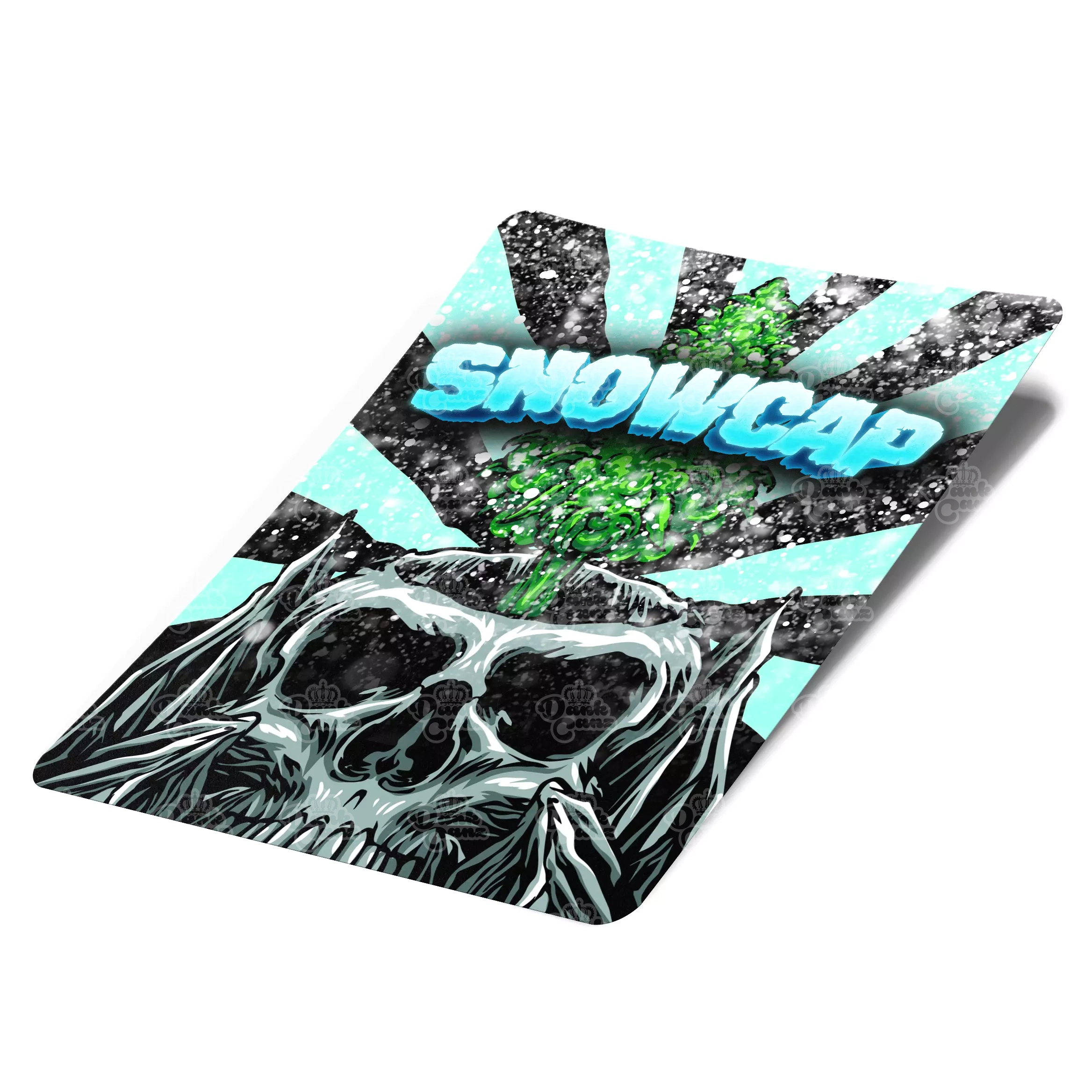 Snowcap Mylar Bag Labels - Labels only - DC Packaging Custom Cannabis Packaging