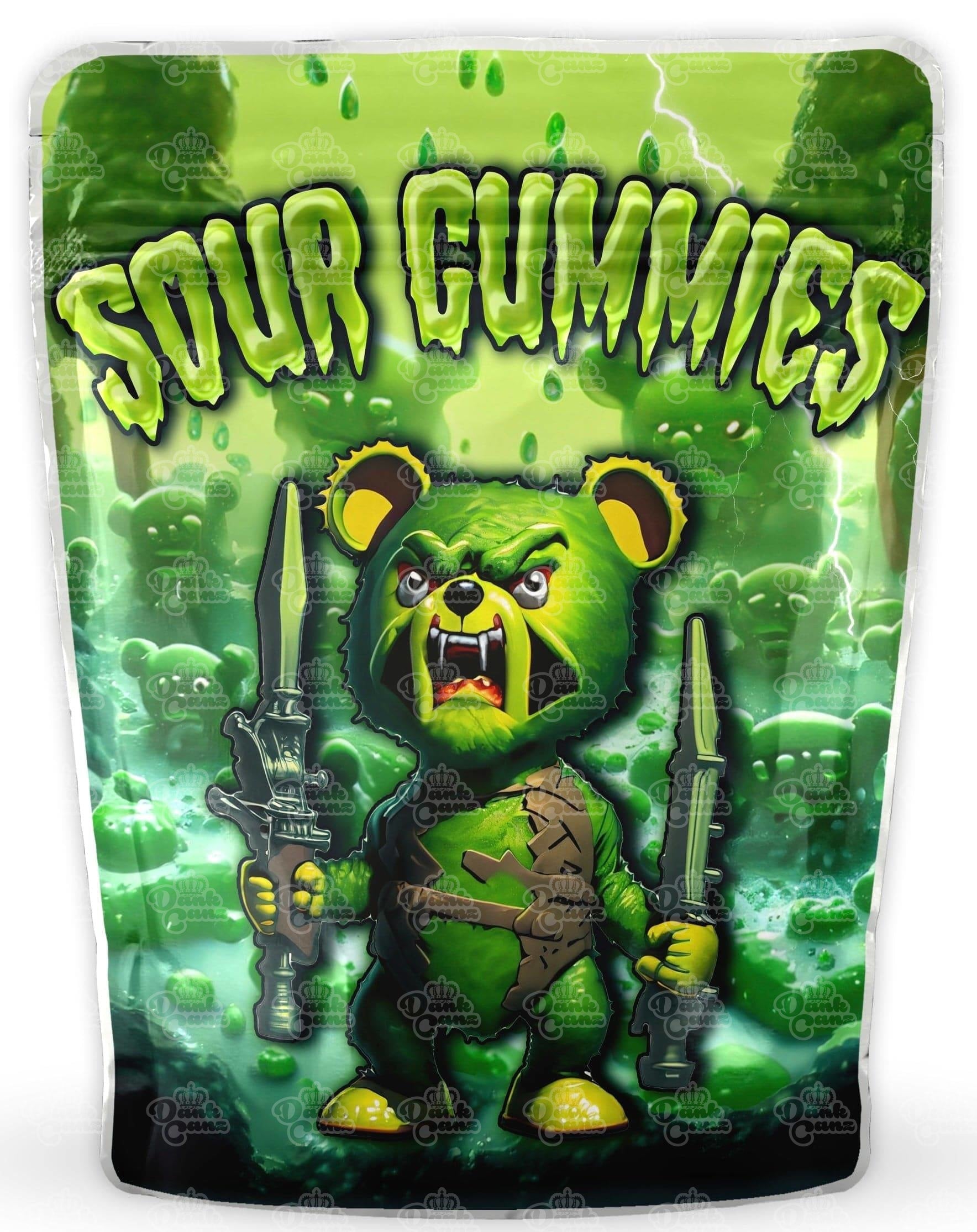 Sour Gummies Mylar Bags - DC Packaging Custom Cannabis Packaging
