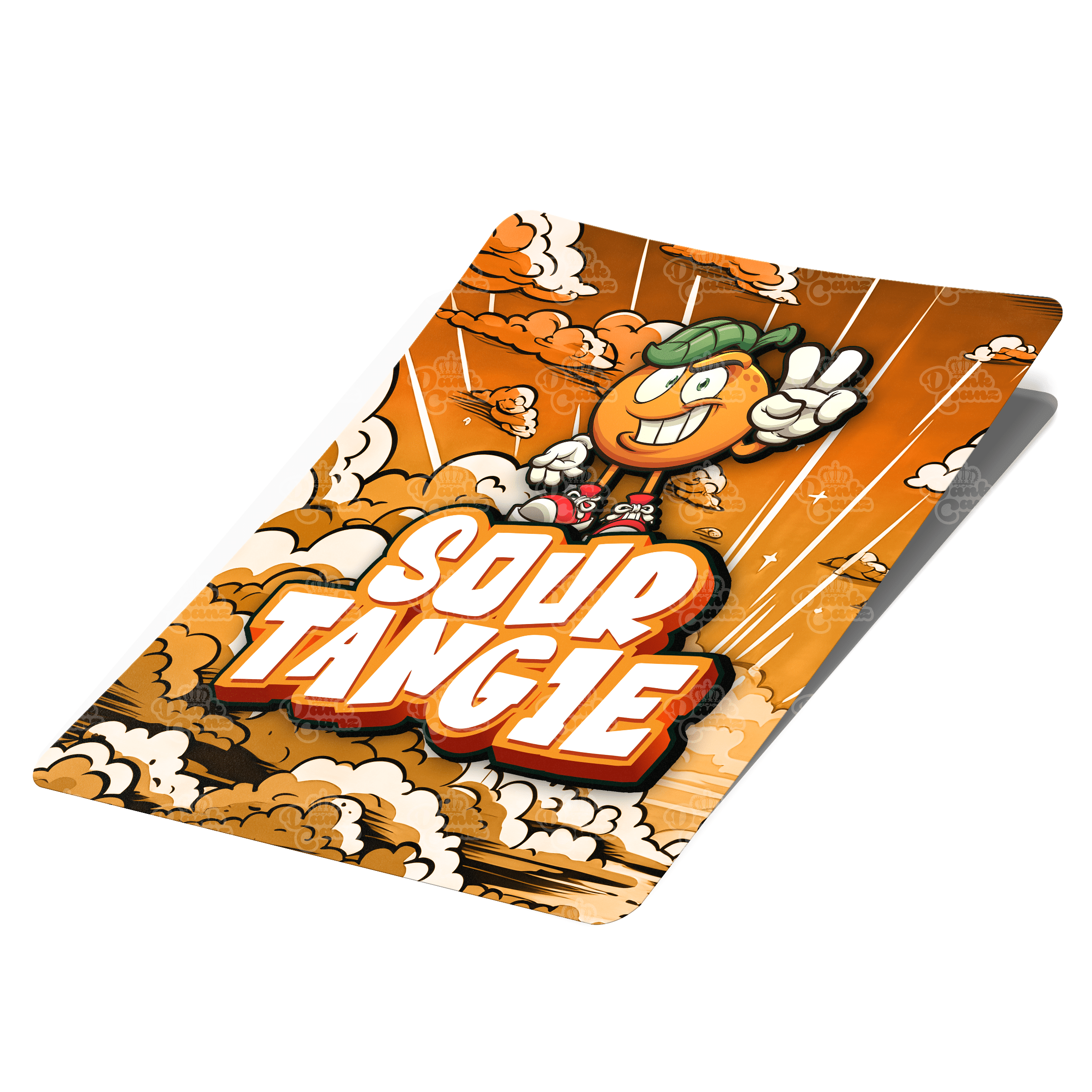 Sour Tangie Mylar Bag Labels - Labels only - DC Packaging Custom Cannabis Packaging