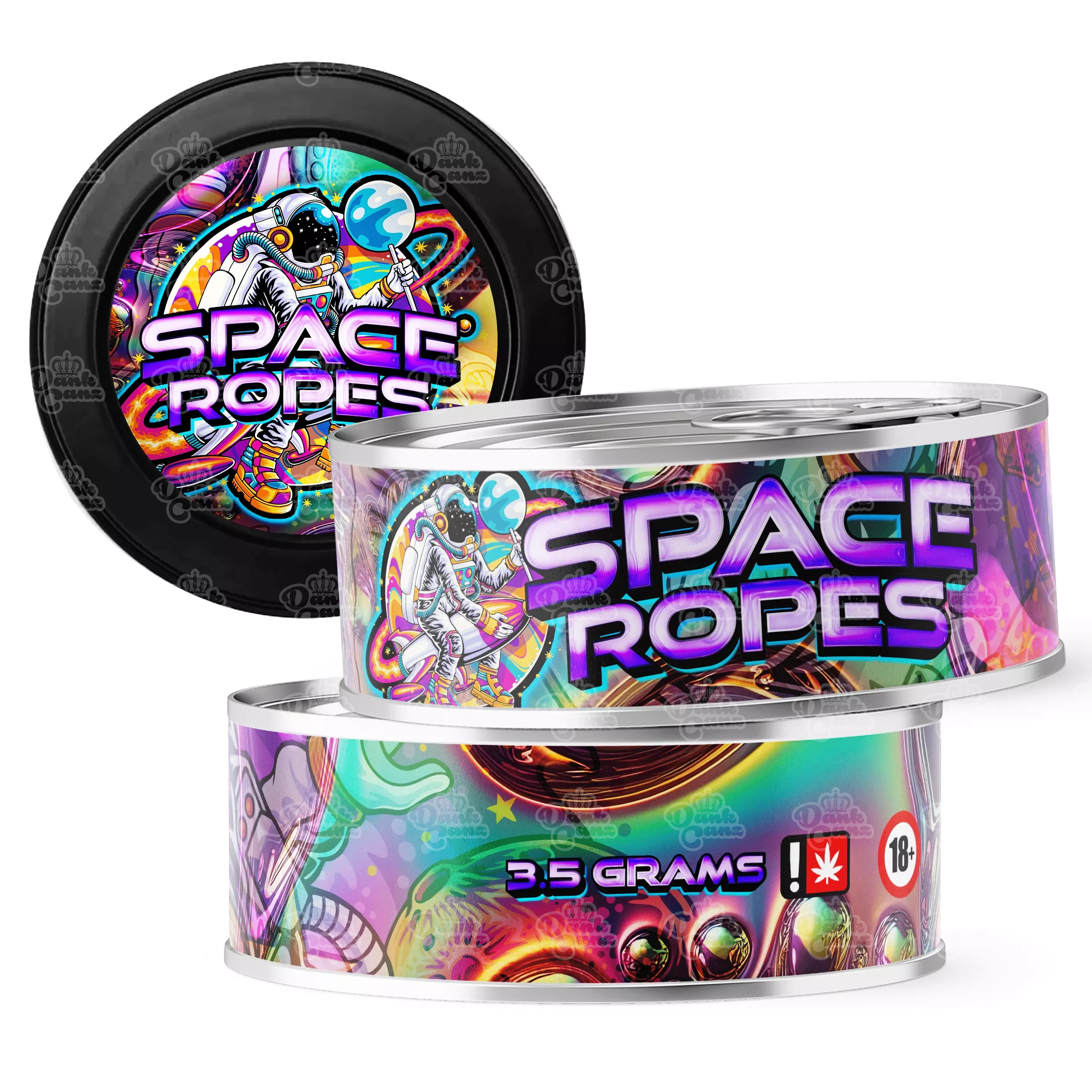 Space Ropes 3.5g Self Seal Tins - DC Packaging Custom Cannabis Packaging