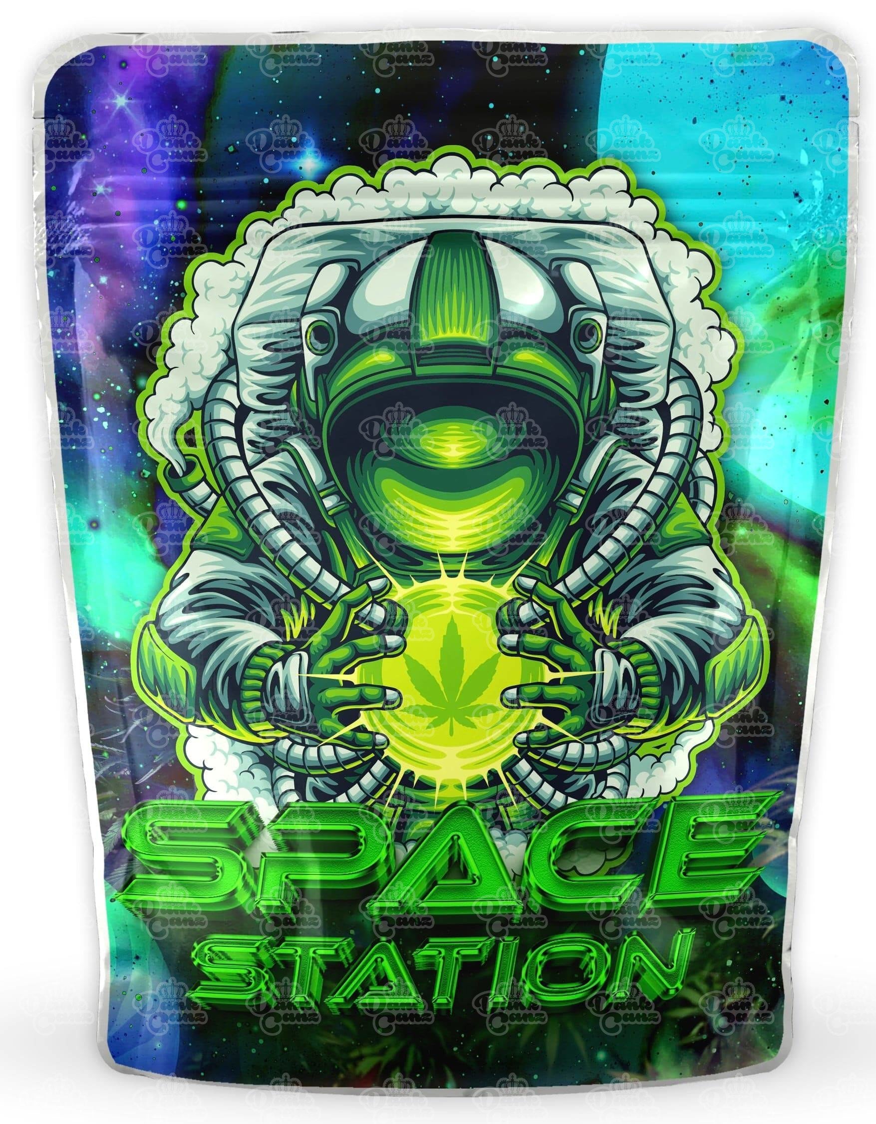 Space Station Mylar Bags - DC Packaging Custom Cannabis Packaging