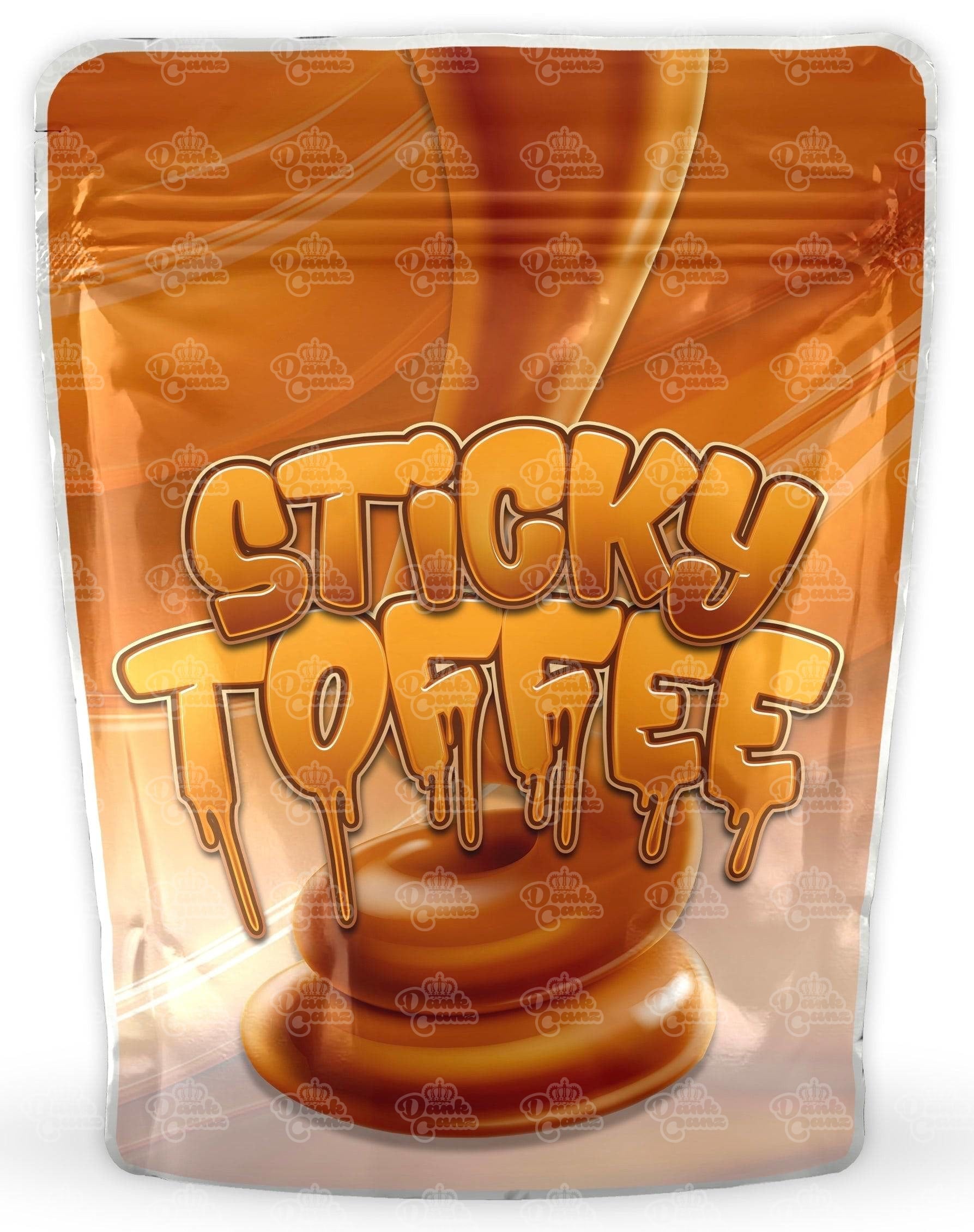 Sticky Toffee Mylar Bags - DC Packaging Custom Cannabis Packaging