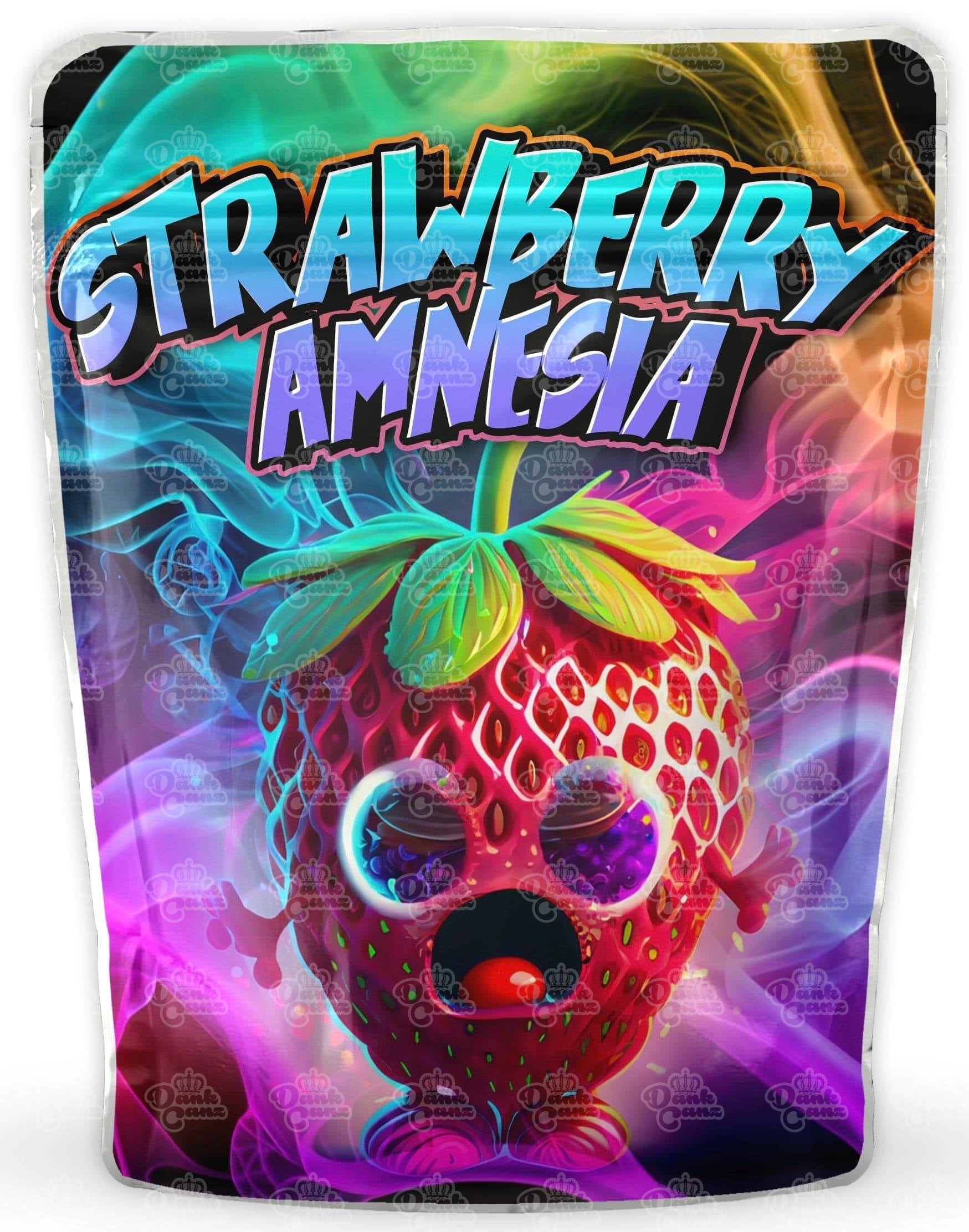 Strawberry Amnesia Mylar Bags - DC Packaging Custom Cannabis Packaging