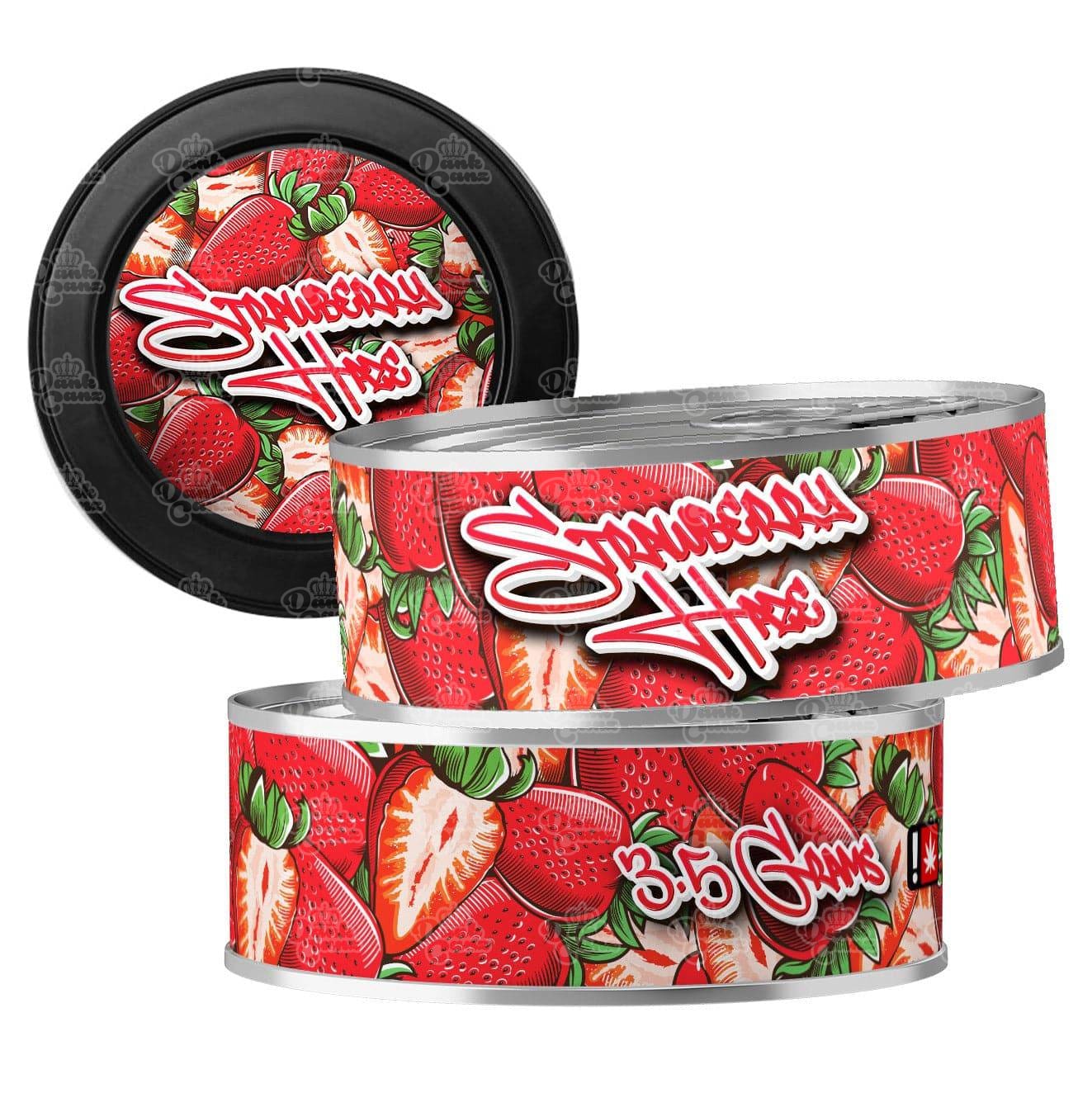 Strawberry Haze 3.5g Self Seal Tins - DC Packaging Custom Cannabis Packaging