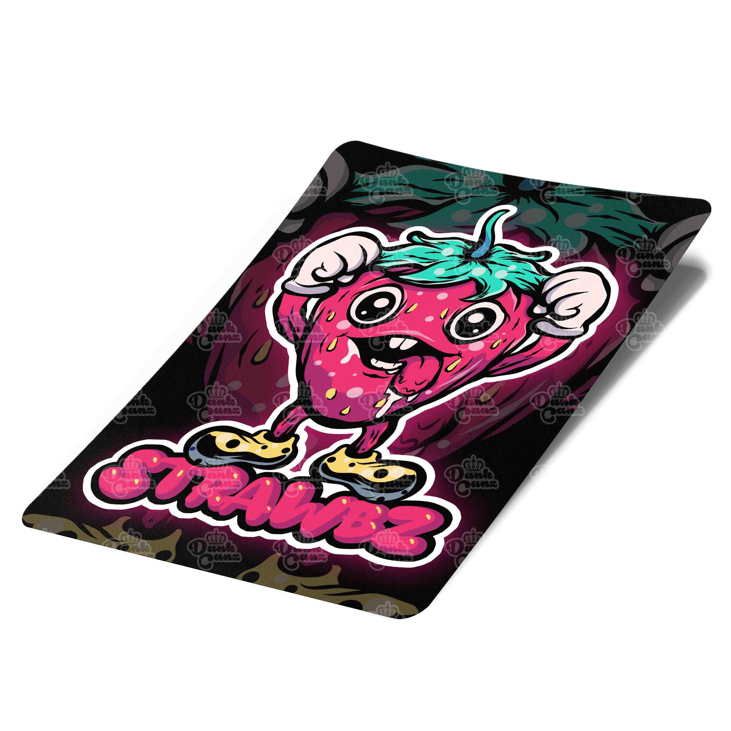 Strawbz Mylar Bag Labels - Labels only - DC Packaging Custom Cannabis Packaging