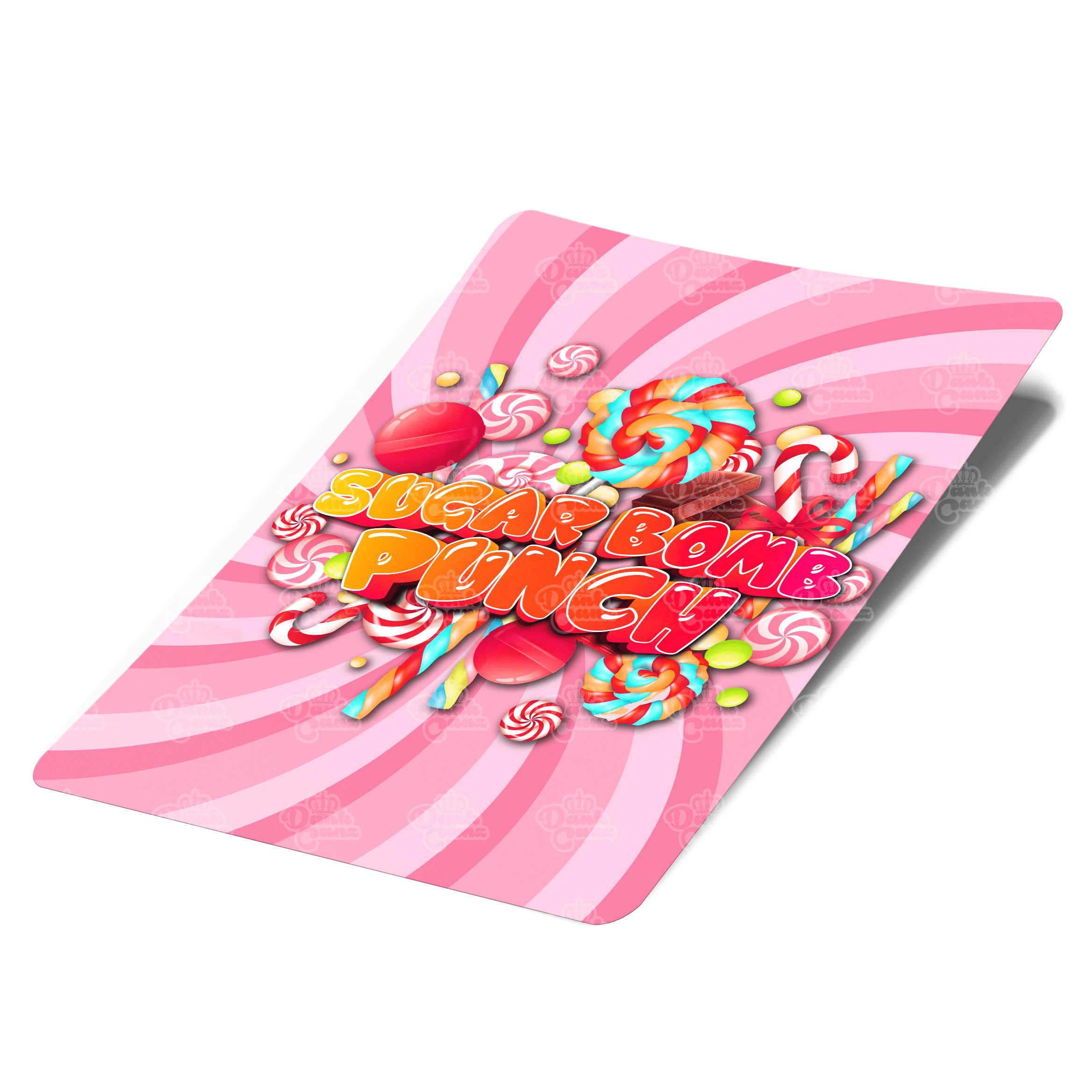 Sugar Bomb Punch Mylar Bag Labels - Labels only - DC Packaging Custom Cannabis Packaging