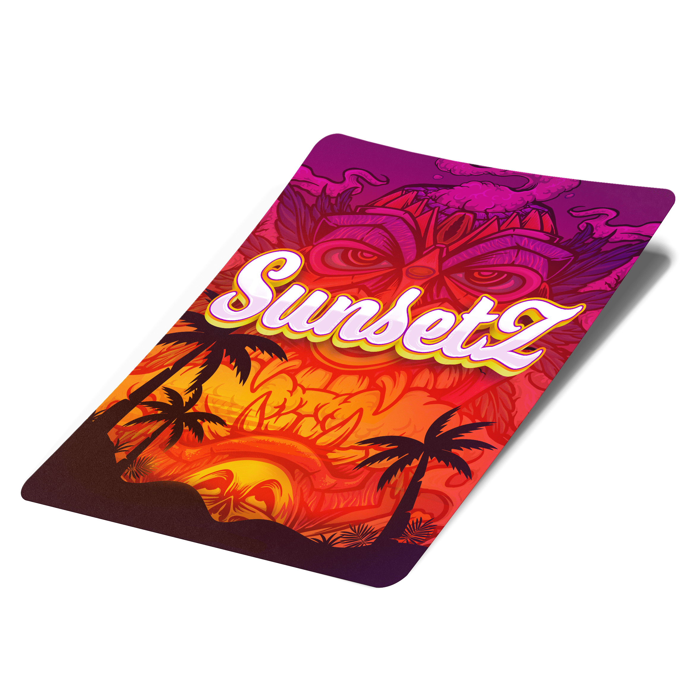 Sunsetz Mylar Bag Labels - Labels only - DC Packaging Custom Cannabis Packaging