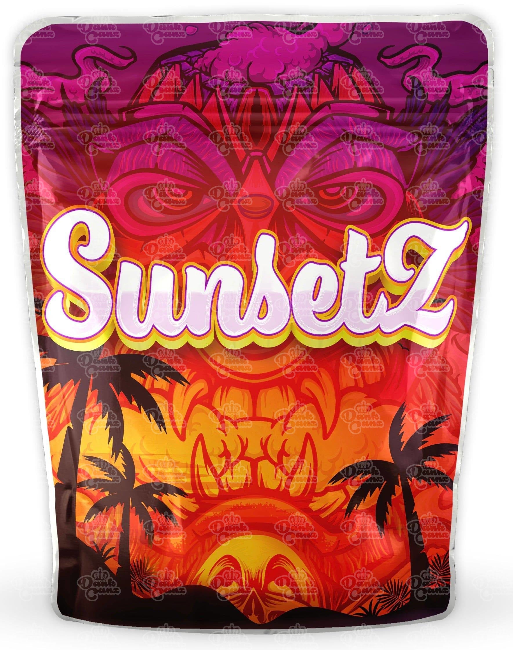 Sunsetz Mylar Bags - DC Packaging Custom Cannabis Packaging