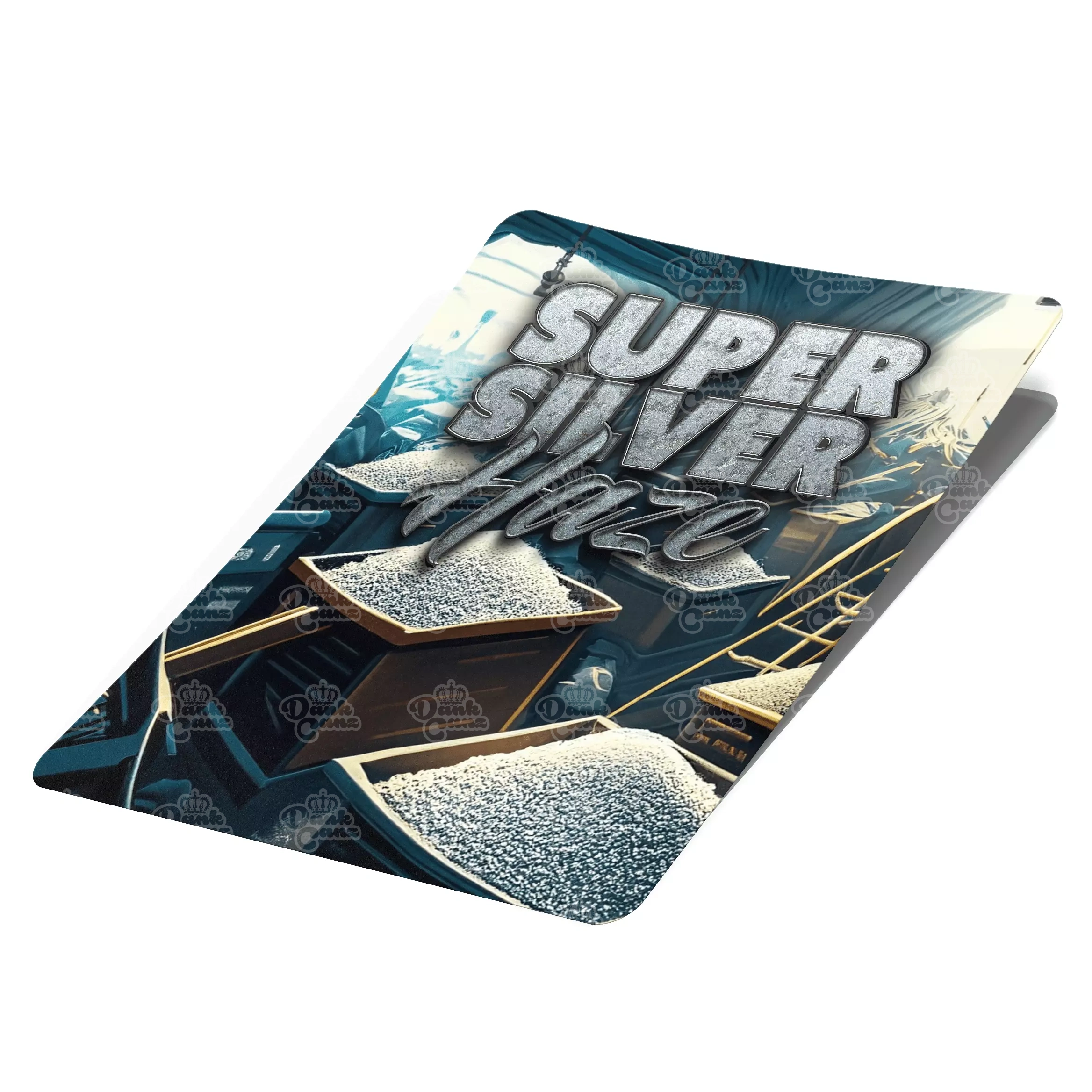 Super Silver Haze Mylar Bag Labels - Labels only - DC Packaging Custom Cannabis Packaging