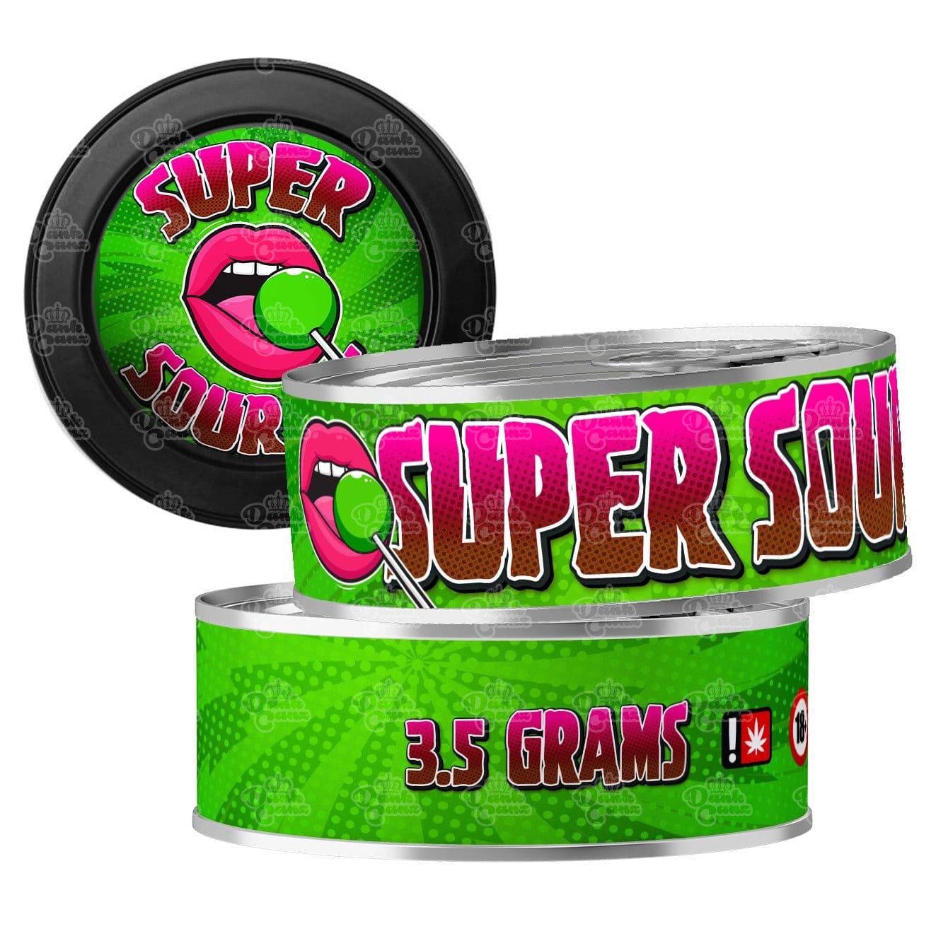Super Sour OG 3.5g Self Seal Tins - DC Packaging Custom Cannabis Packaging