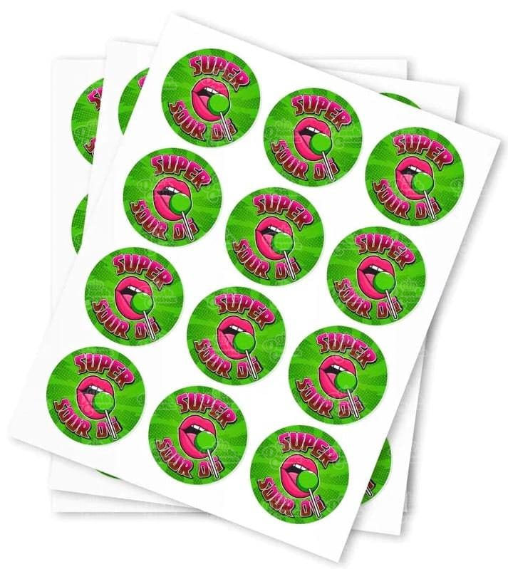 Super Sour OG Stickers - DC Packaging Custom Cannabis Packaging