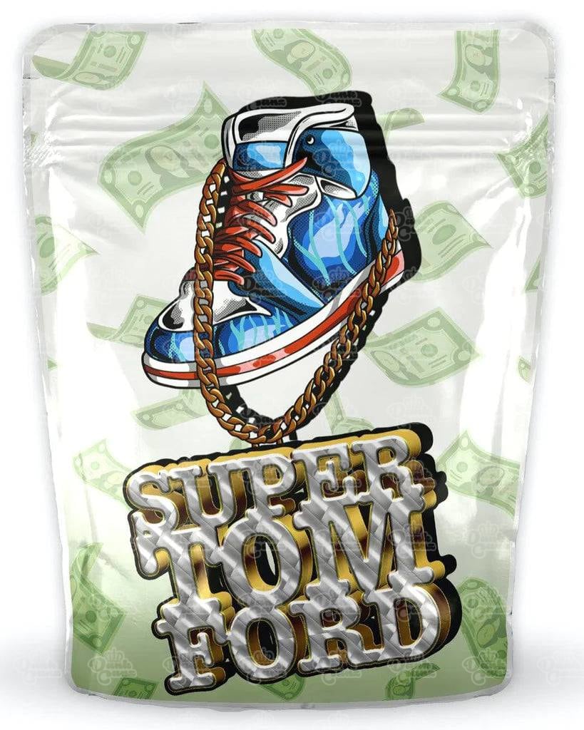 Super Tom Ford Mylar Bags - DC Packaging Custom Cannabis Packaging