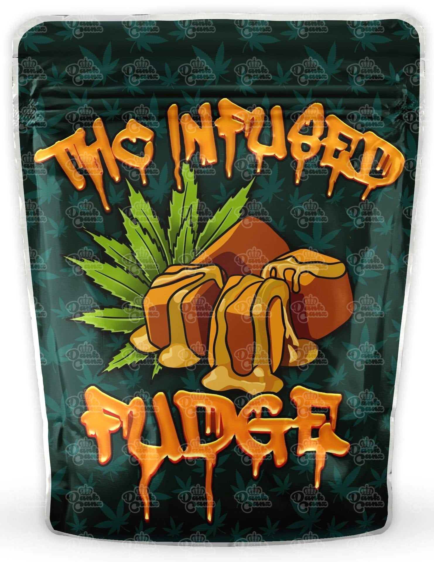THC Fudge Mylar Bags - DC Packaging Custom Cannabis Packaging