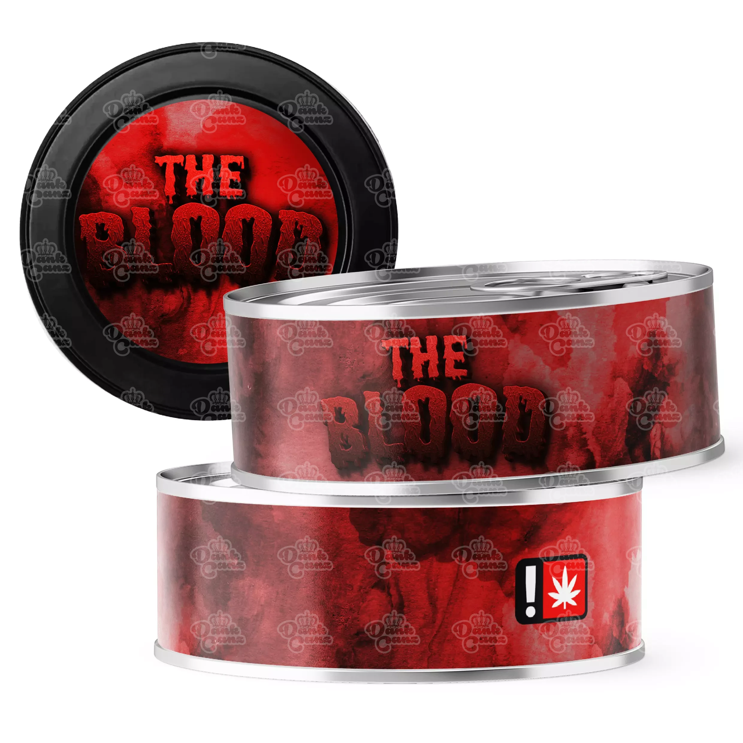 The Blood 3.5g Self Seal Tins - DC Packaging Custom Cannabis Packaging