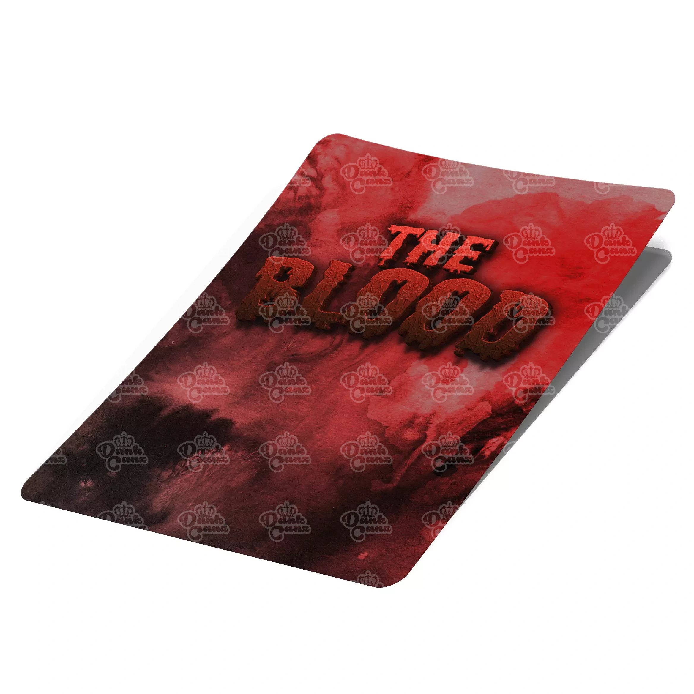 The Blood Mylar Bag Labels - Labels only - DC Packaging Custom Cannabis Packaging