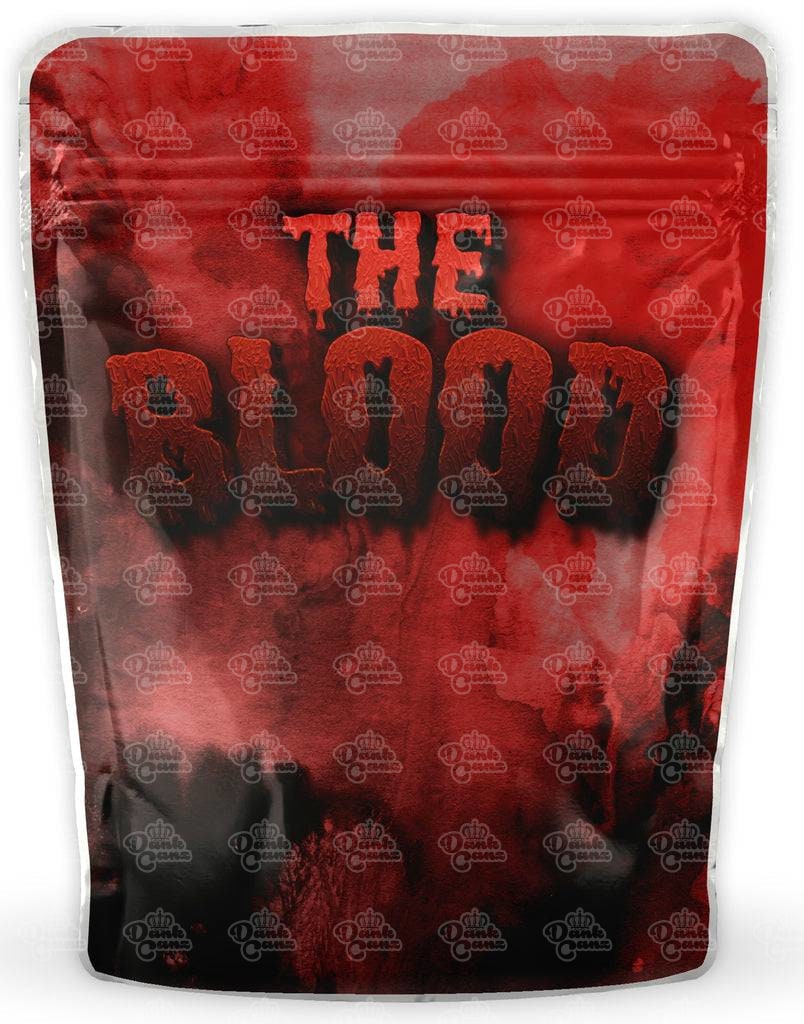 The Blood Mylar Bags - DC Packaging Custom Cannabis Packaging
