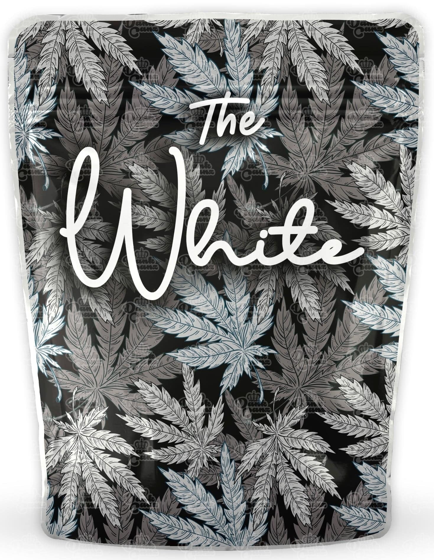 The White Mylar Bags - DC Packaging Custom Cannabis Packaging