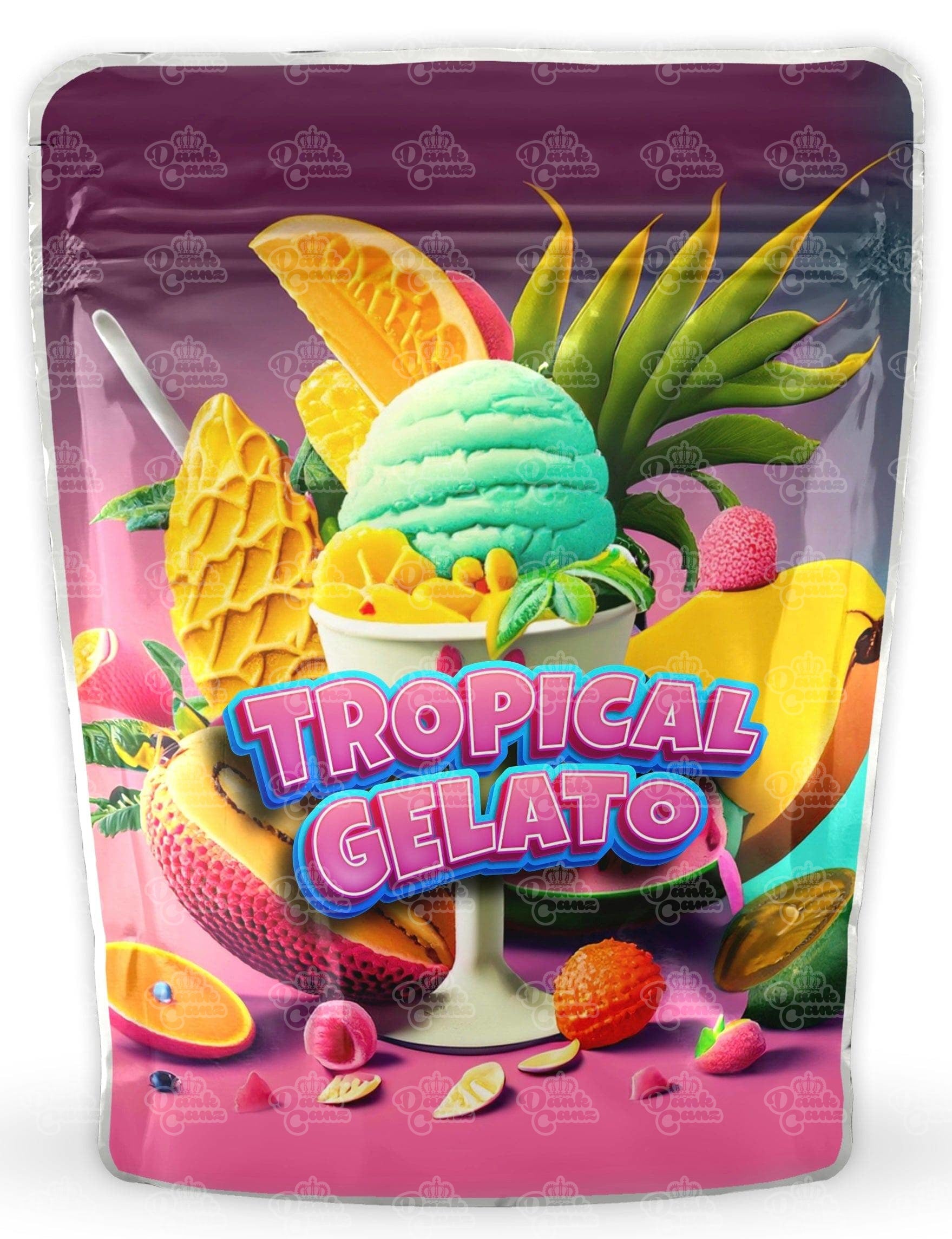 Tropical Gelato Mylar Bags - DC Packaging Custom Cannabis Packaging