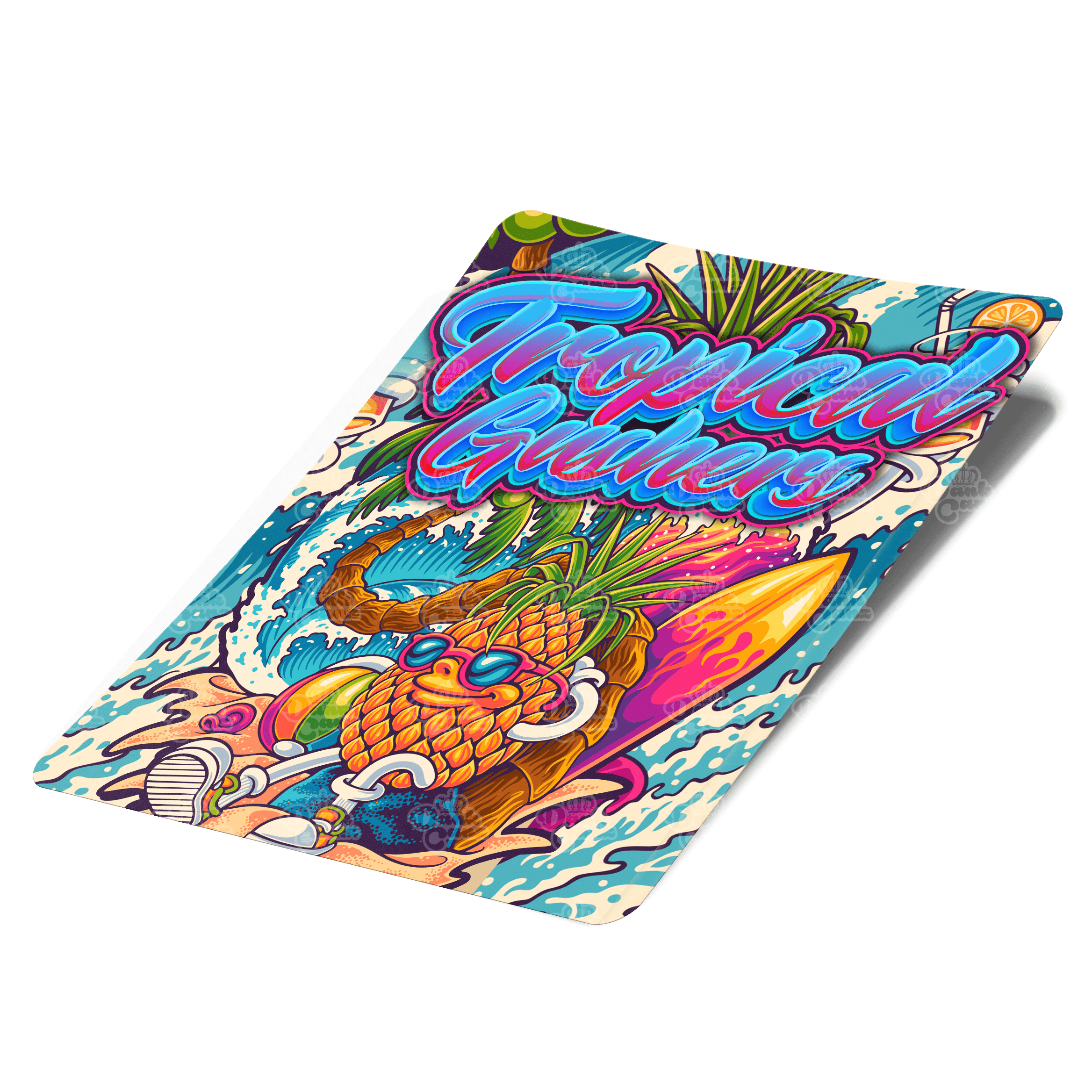 Tropical Gushers Mylar Bag Labels - Labels only - DC Packaging Custom Cannabis Packaging