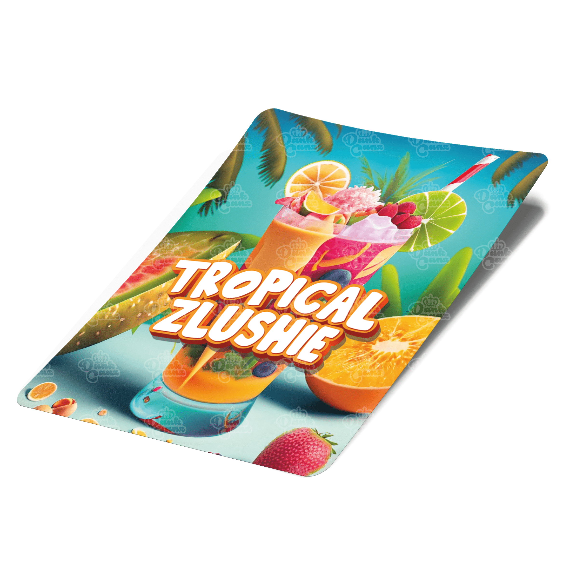 Tropical Zlushie Mylar Bag Labels - Labels only - DC Packaging Custom Cannabis Packaging