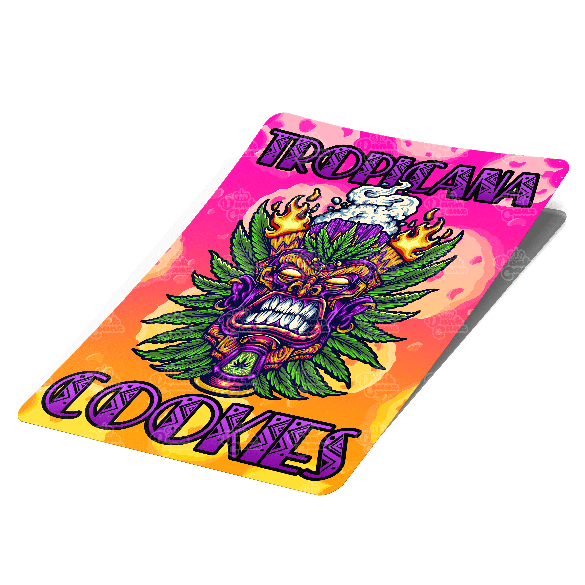 Tropicana Cookies Mylar Bag Labels - Labels only - DC Packaging Custom Cannabis Packaging
