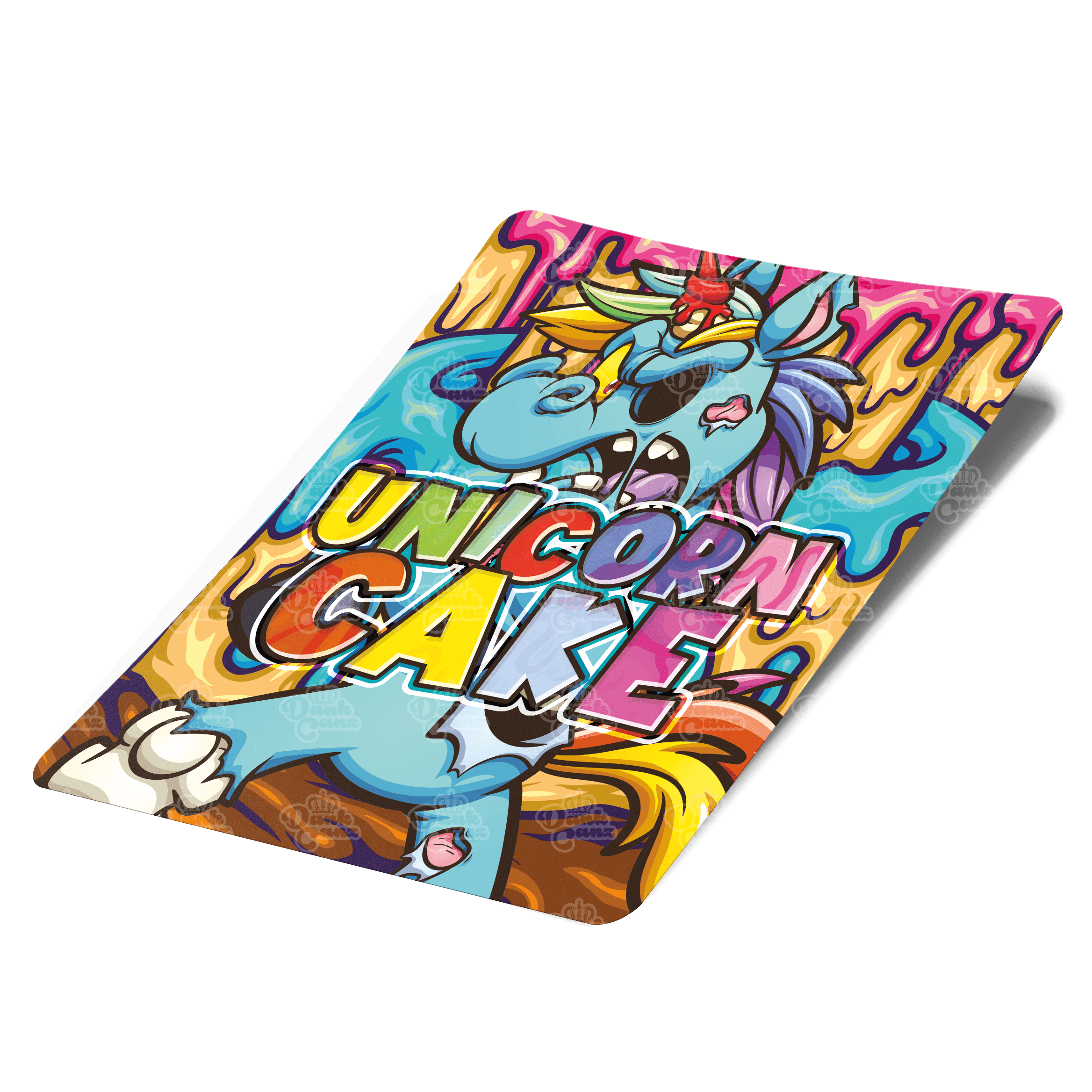 Unicorn Cake Mylar Bag Labels - Labels only - DC Packaging Custom Cannabis Packaging