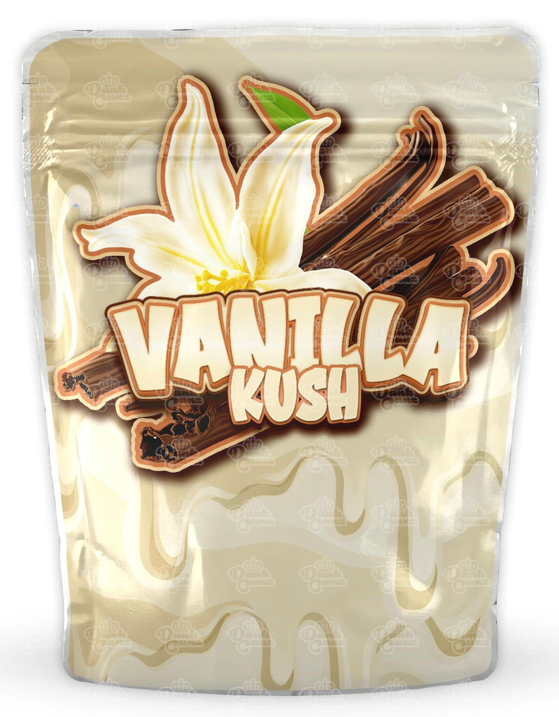 Vanilla Kush Mylar Bags - DC Packaging Custom Cannabis Packaging