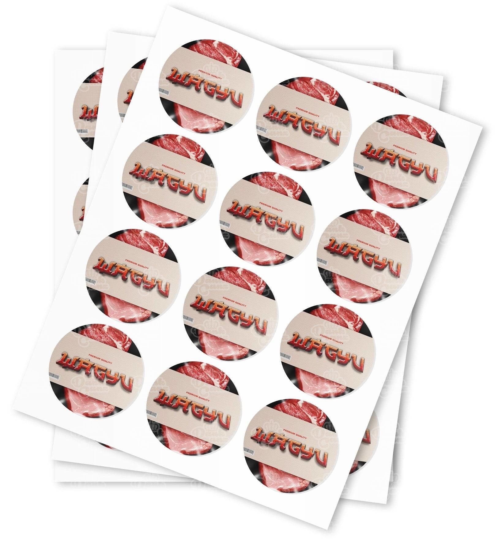 Wagyu Strain Stickers - DC Packaging Custom Cannabis Packaging