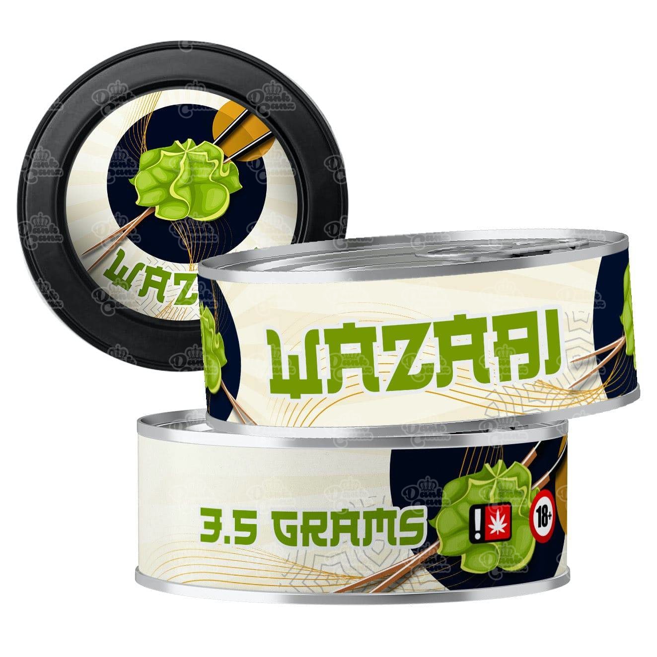 Wazabi 3.5g Self Seal Tins - DC Packaging Custom Cannabis Packaging