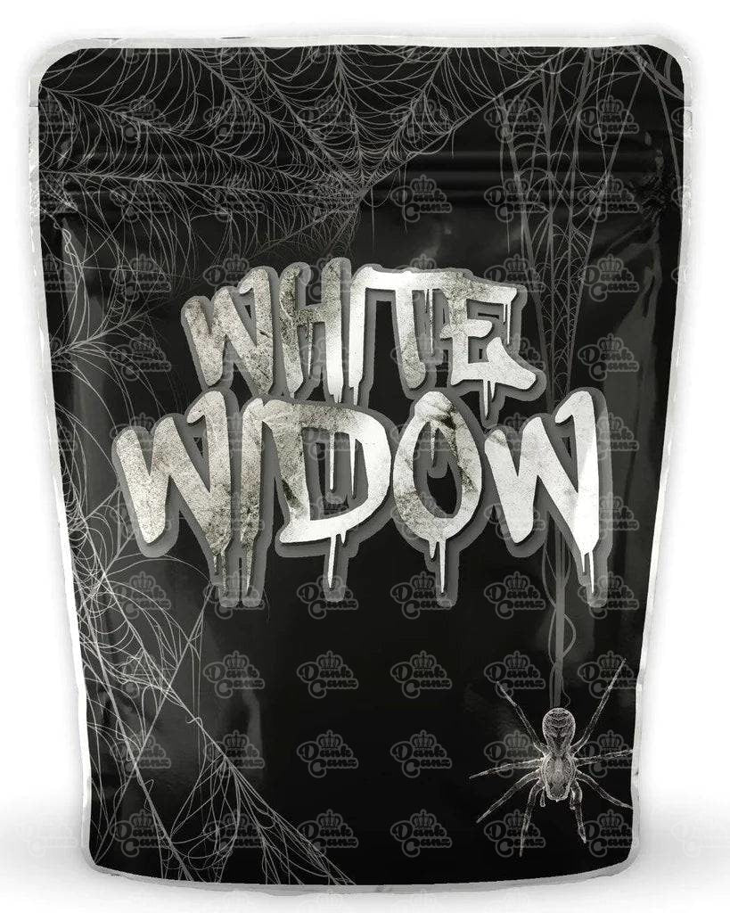 White Widow Mylar Bags - DC Packaging Custom Cannabis Packaging