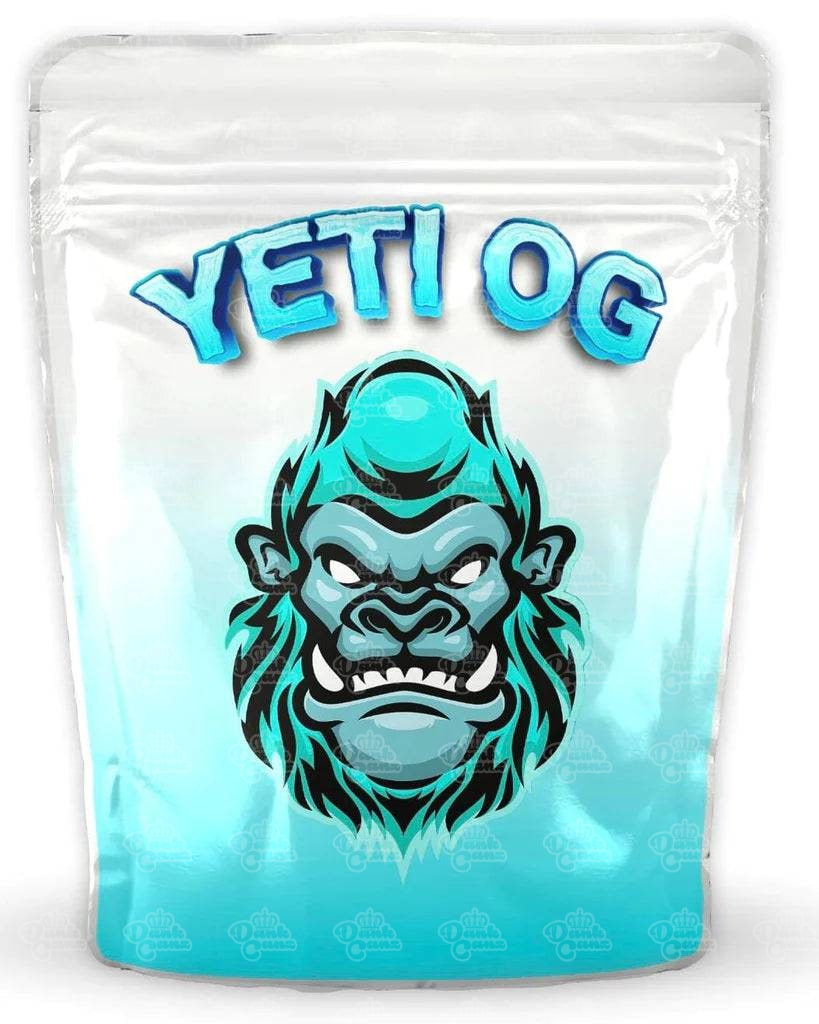Yeti OG Mylar Bags - DC Packaging Custom Cannabis Packaging
