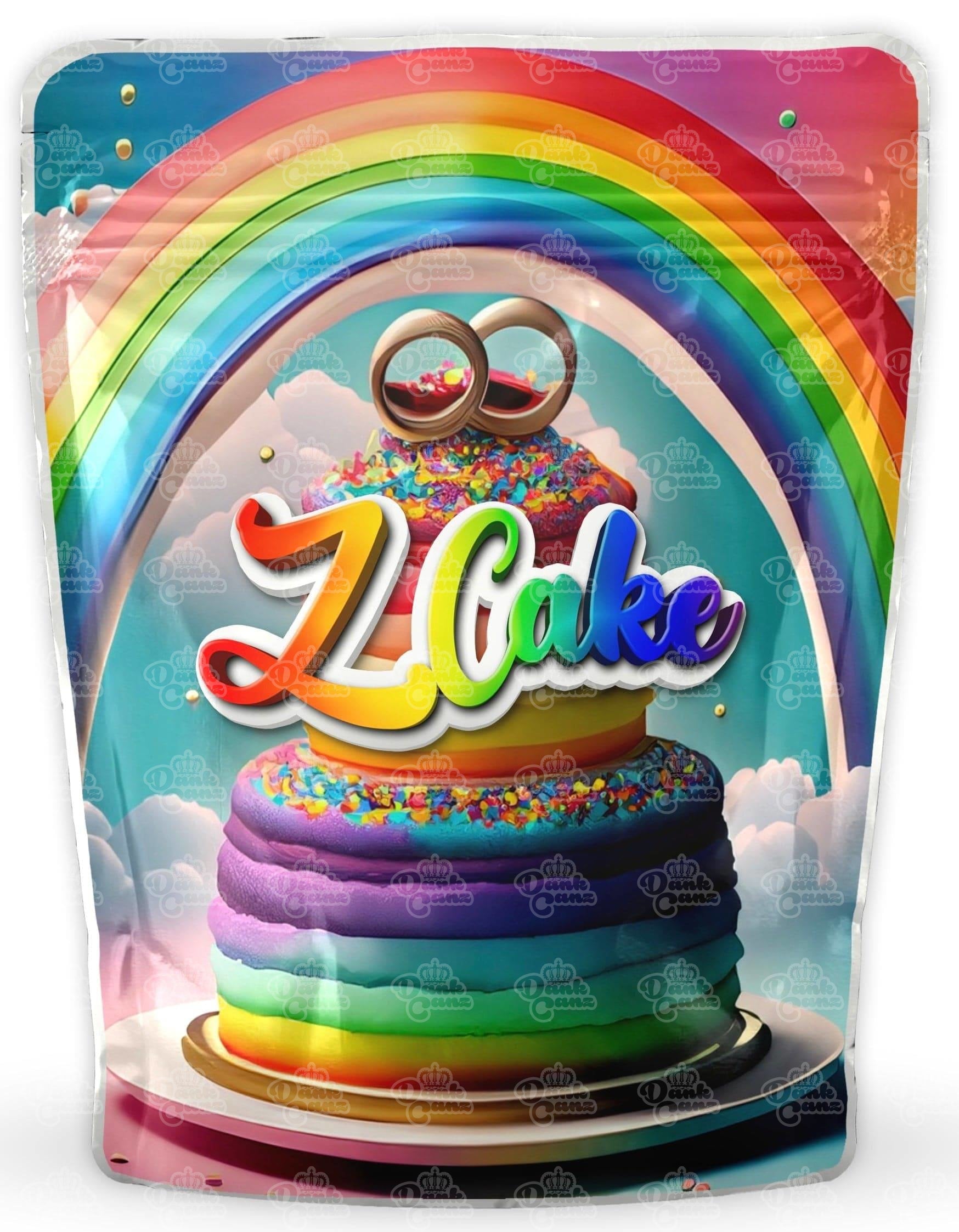Z Cake Mylar Bags - DC Packaging Custom Cannabis Packaging